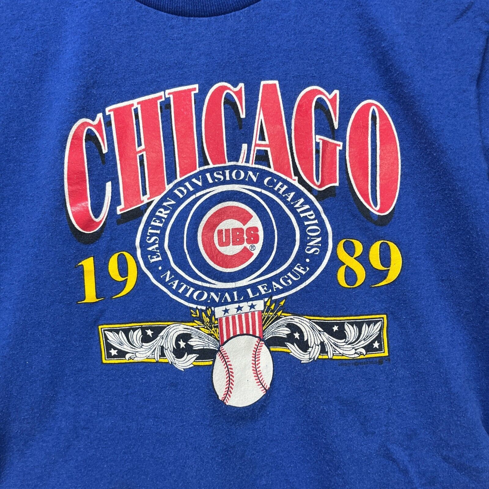 Vintage Vintage 80s Chicago Cubs Logo 7 T Shirt Youth Large Size US L / EU 52-54 / 3 - 3 Thumbnail