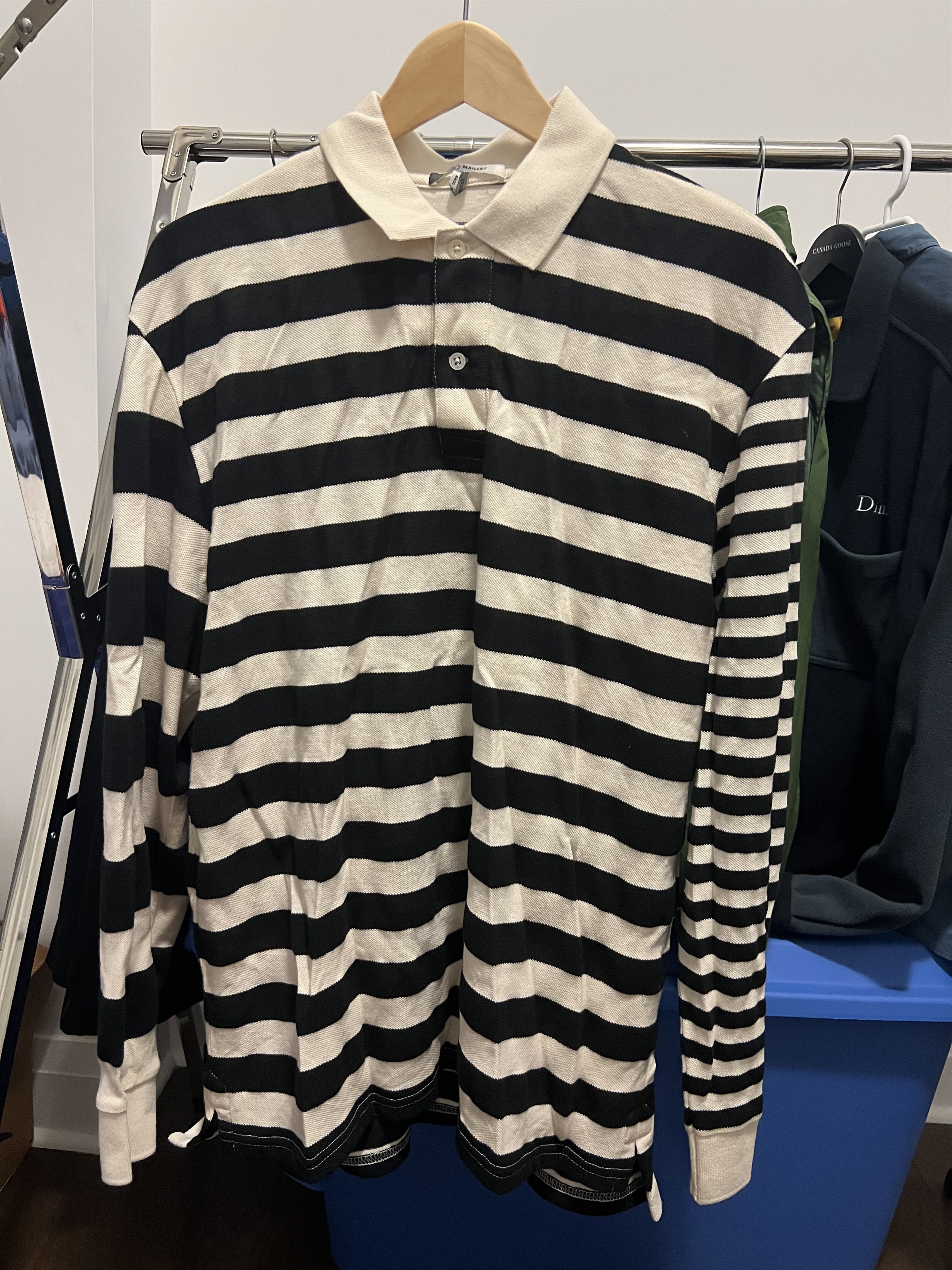 Isabel Marant Isabel Marant LS Striped Polo Size US S / EU 44-46 / 1 - 3 Thumbnail