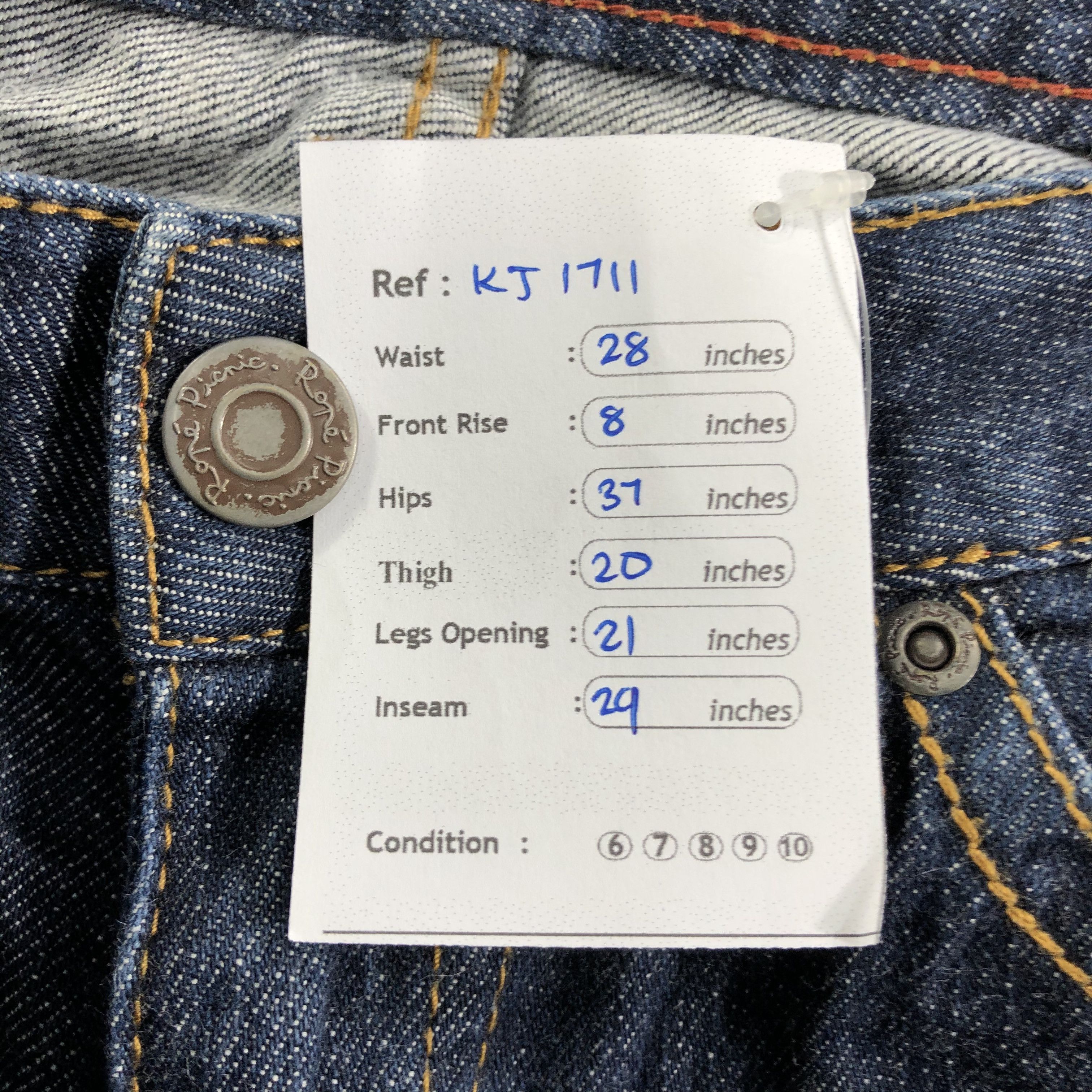 Japanese Brand Japanese Brand Rope Picnic Jeans Flare Denim KJ1711 Size 28" / US 6 / IT 42 - 10 Thumbnail