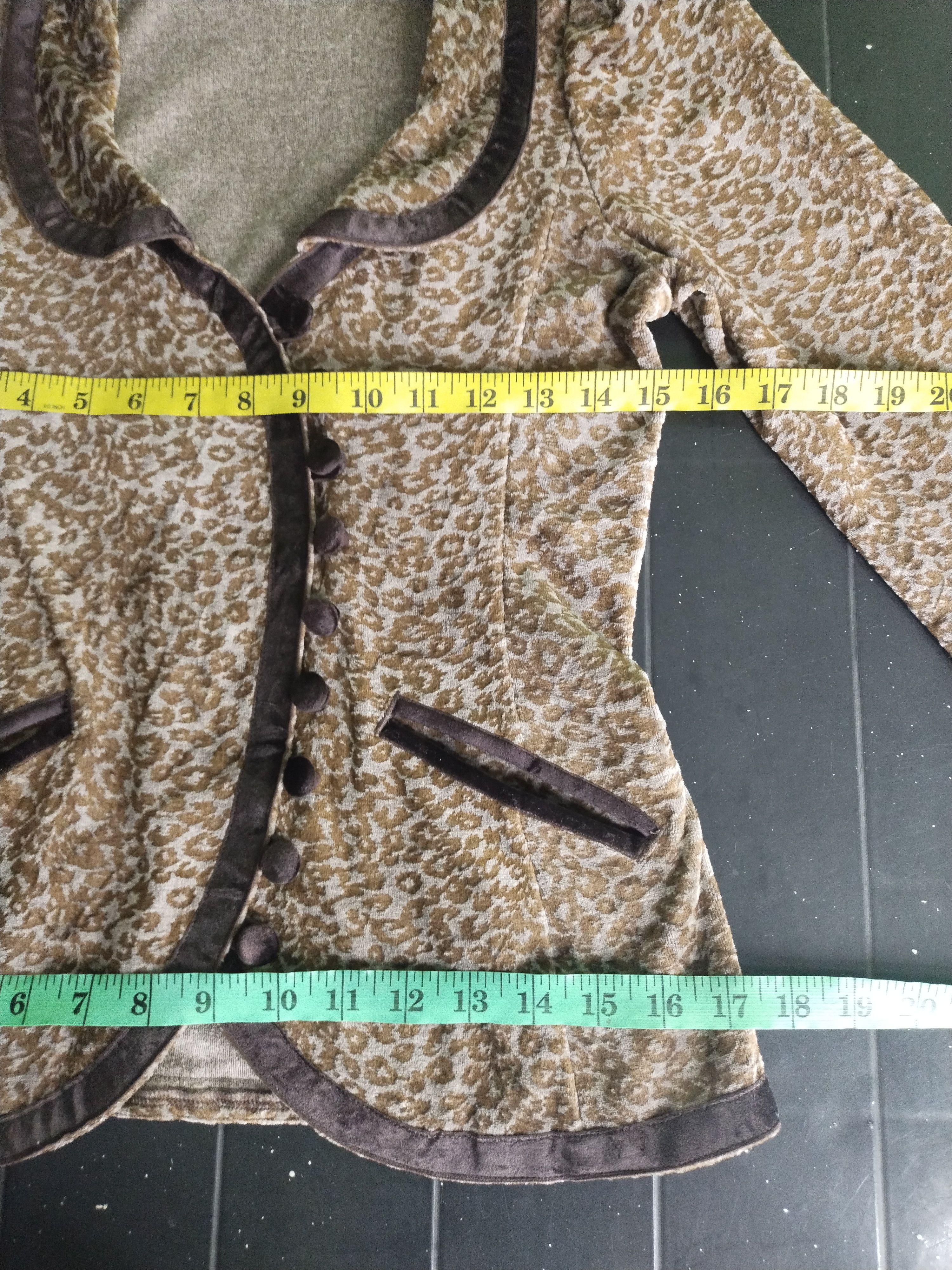 Hysteric Glamour Hysteric Vtg Tiger Dress Jacket Star Acrylic BRW Leopard Size S / US 4 / IT 40 - 12 Thumbnail