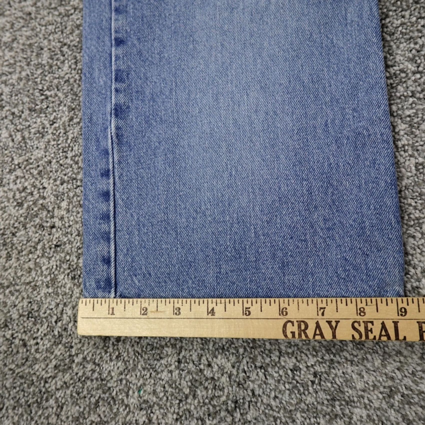 American Eagle Outfitters VTG American Eagle Jeans Womens 12 Dark Blue Denim High Rise Boot 90s Y2K Jeans Womens 12 Tall Blue 5-Pocket Design Mens? Size 34" / US 12 / IT 48 - 2 Thumbnail