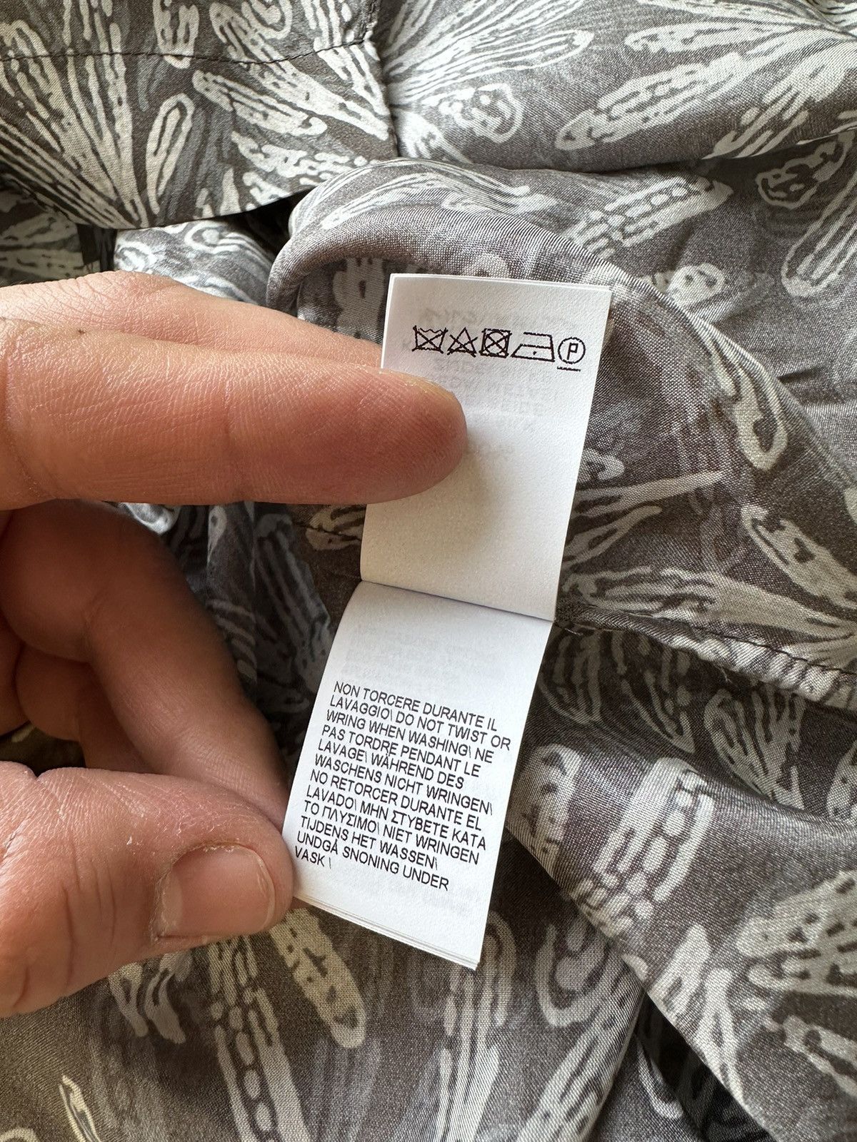 Brunello Cucinelli Brunello Cucinelli Silk Fern Ponge Button-Front Blouse Size S / US 4 / IT 40 - 11 Thumbnail