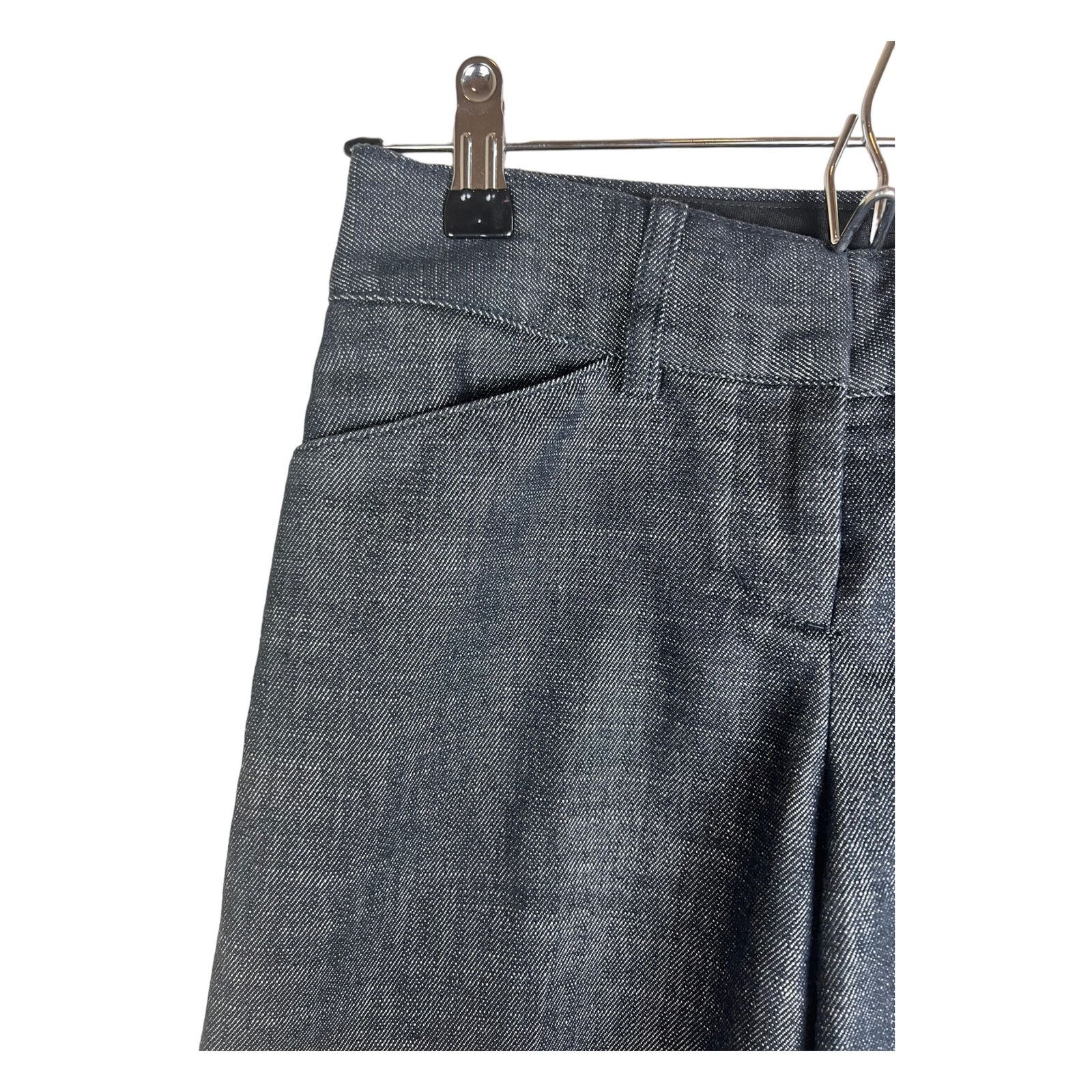 Express Express | Vintage Y2K Denim Trouser Pants Gaucho Editor Size 25" / US 0 / IT 36 - 8 Thumbnail