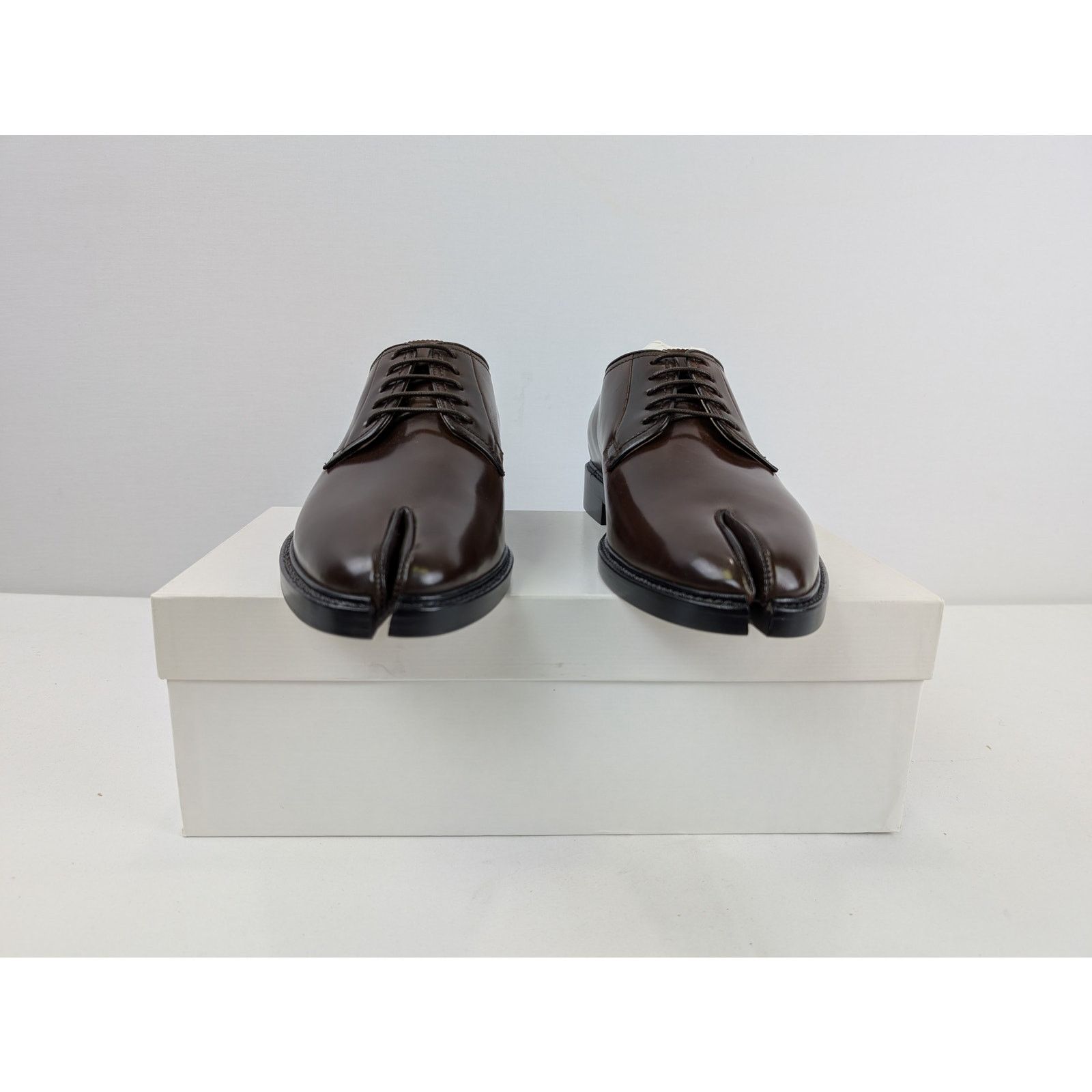 Maison Margiela o1rshd1 Tabi Derby Shoe Boots in Brown Size US 10 / EU 43 - 15 Thumbnail