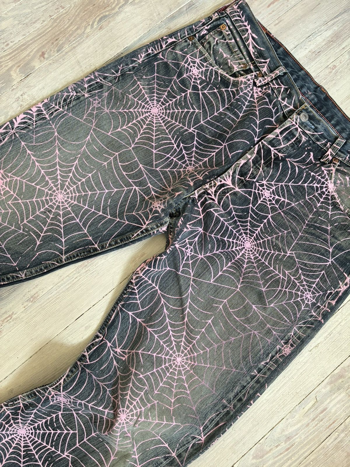 Levi's × Sp5der Sp5der V2 Web Denim Indigo Size US 34 / EU 50 - 3 Thumbnail
