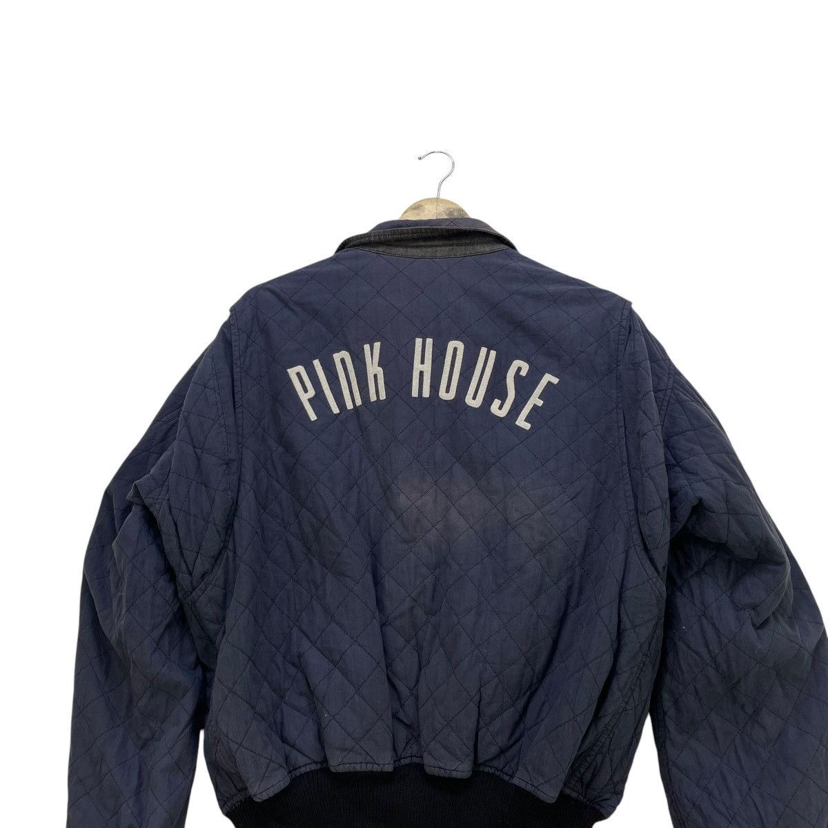 Issey Miyake × Japanese Brand × Pink House 💥Vintage 90s Pink House Reversible Spellout Logo Jacket Size US M / EU 48-50 / 2 - 6 Thumbnail