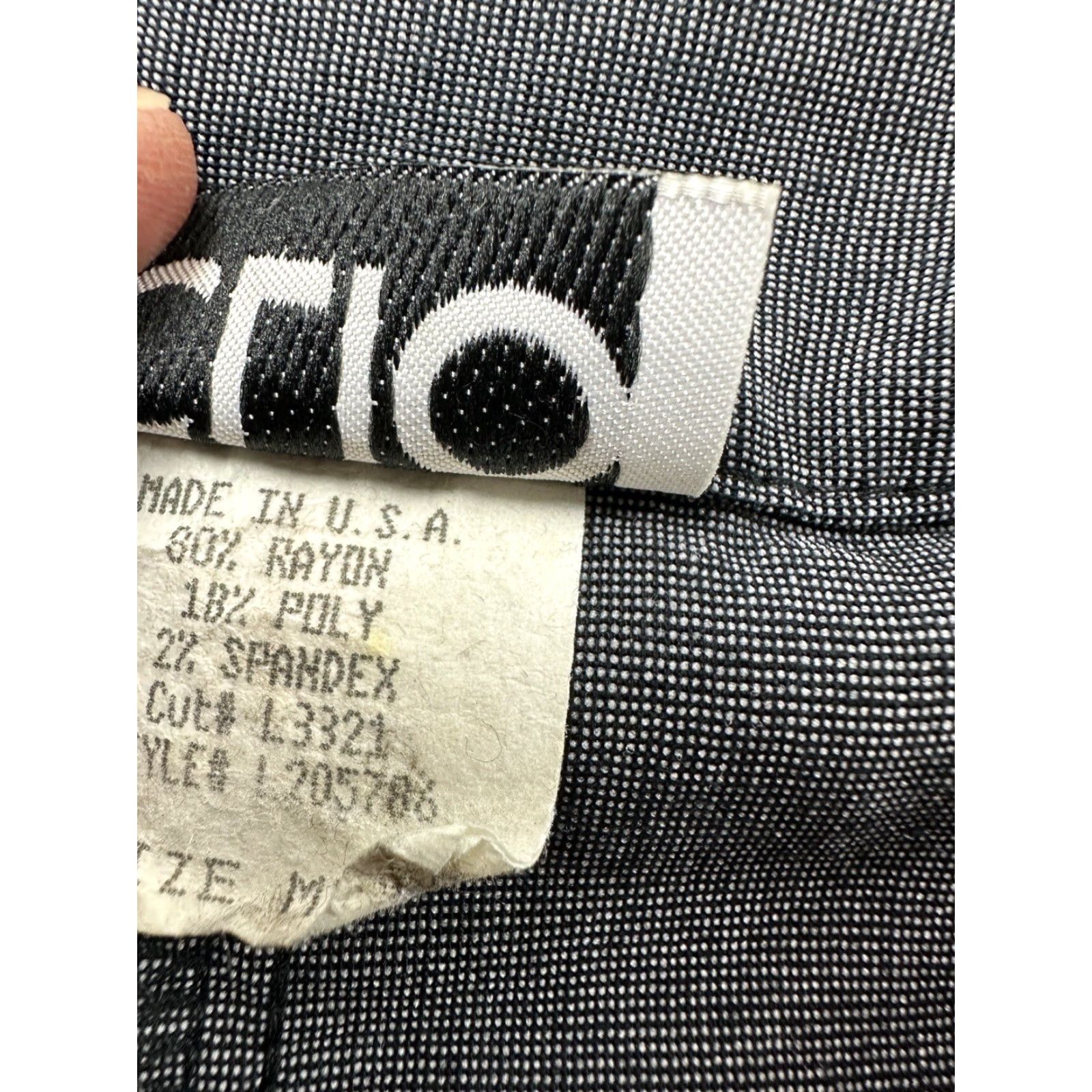 Vintage VINTAGE Clio Jacket Women’s M Gray Full Zip 90s Classic Made In USA Size M / US 6-8 / IT 42-44 - 3 Thumbnail
