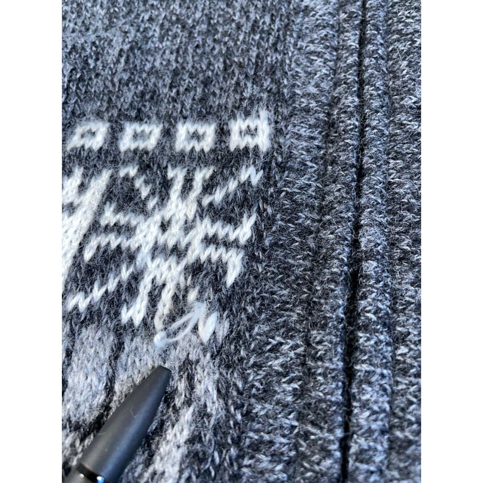 Camel VINTAGE Chunky-Knit Sweater Men's Medium Gray Full Zip Collared Casual 80s Retro Size US M / EU 48-50 / 2 - 3 Thumbnail
