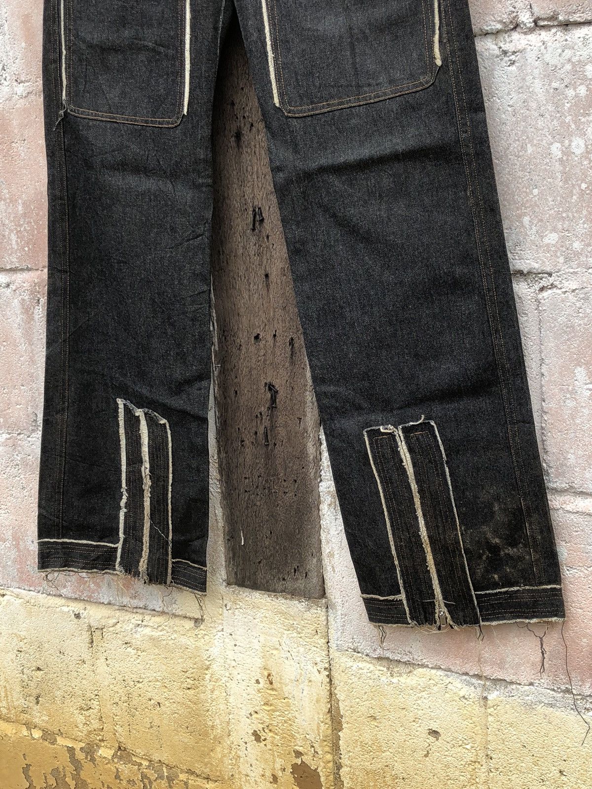 Designer × Japanese Brand Denim Body Butter Parachute Flare Design Bush Pants Size US 30 / EU 46 - 5 Thumbnail