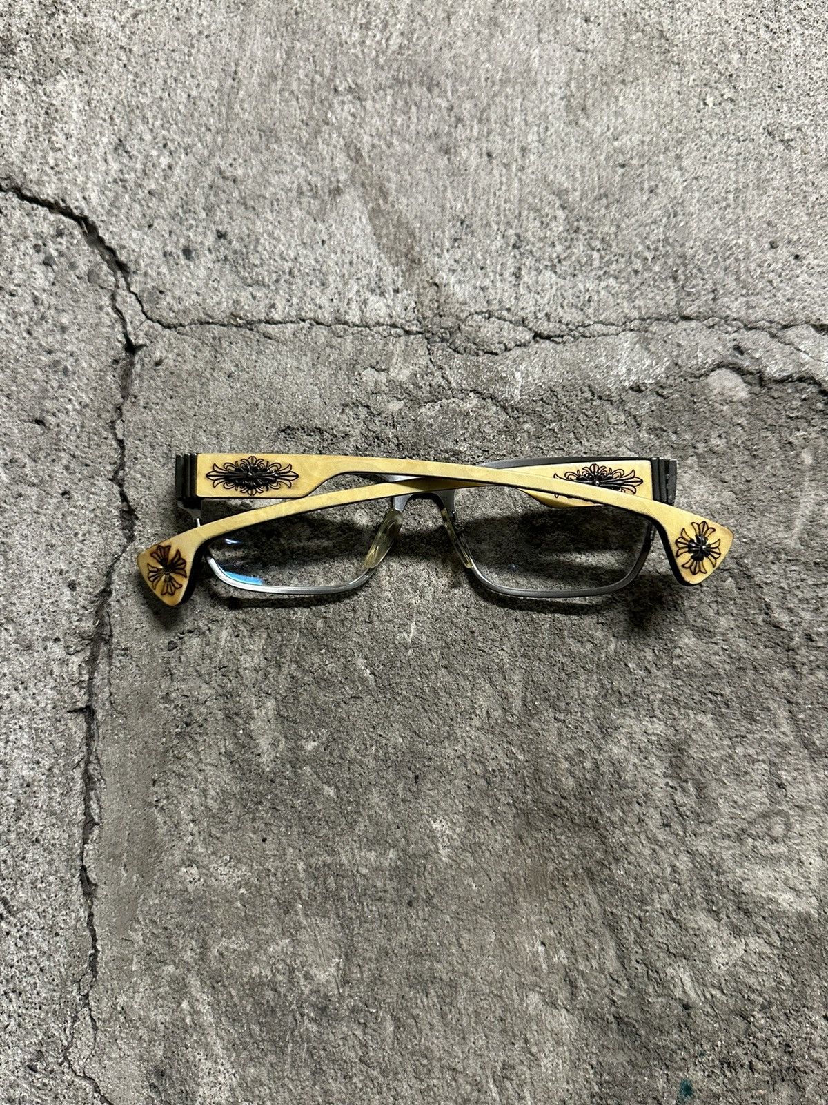 Chrome Hearts Chrome Hearts “Tipping Velvet” Silver/EBONY Vintage Glasses Size ONE SIZE - 2 Thumbnail