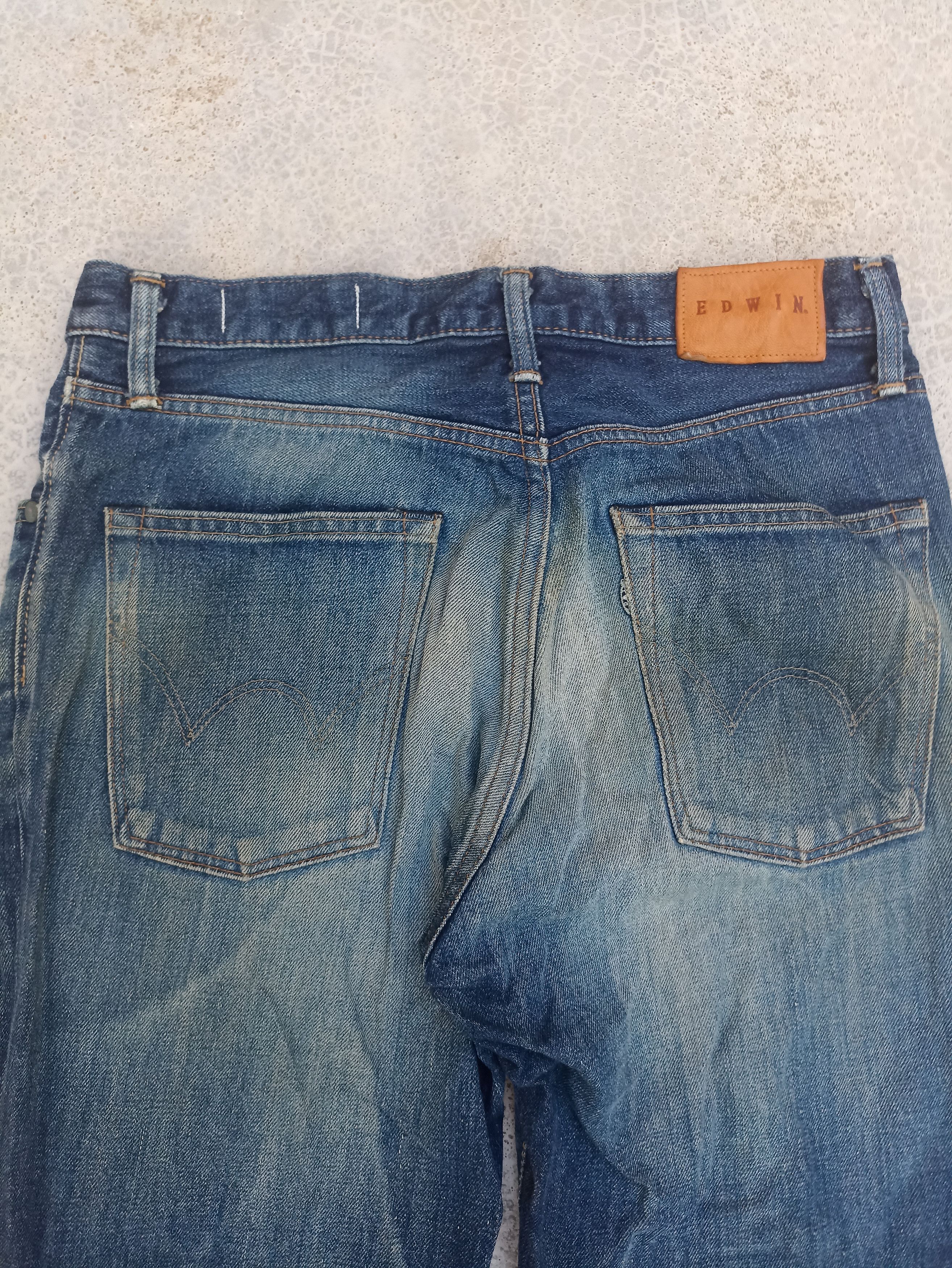 Beauty Beast Vintage Edwin jeans distressed If six was nine Size US 30 / EU 46 - 3 Thumbnail