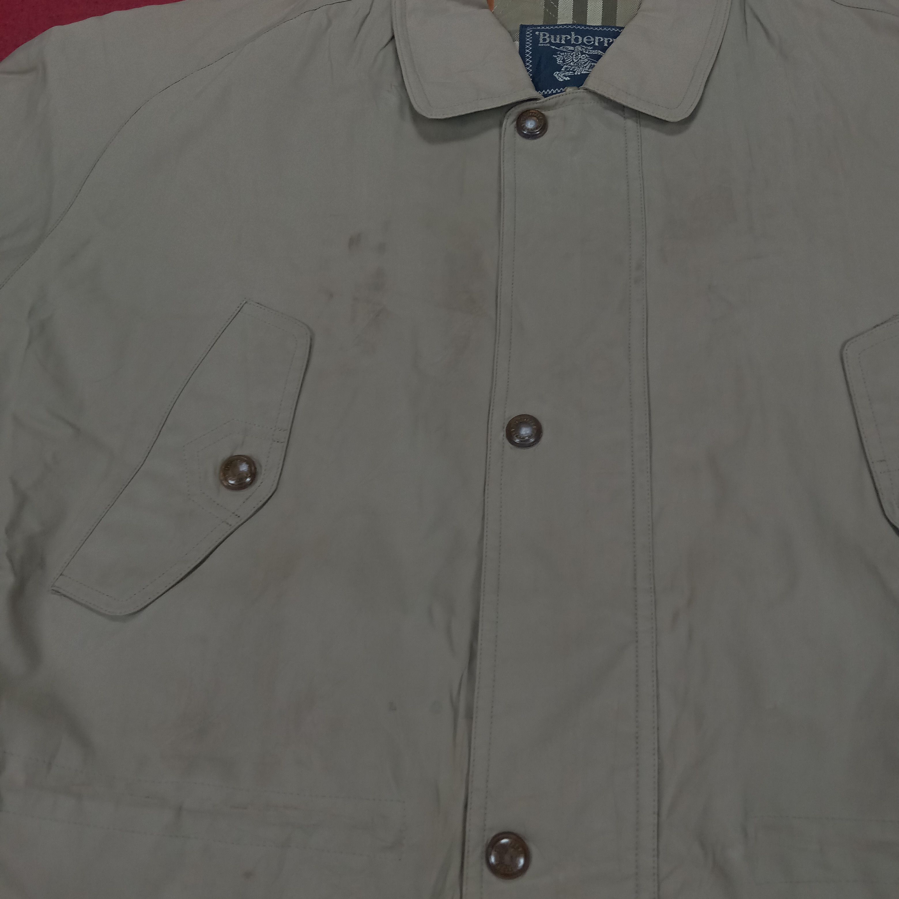 Burberry × Vintage Burberrys Luxury Brand Pocket Style Casual Jacket Size US L / EU 52-54 / 3 - 6 Thumbnail