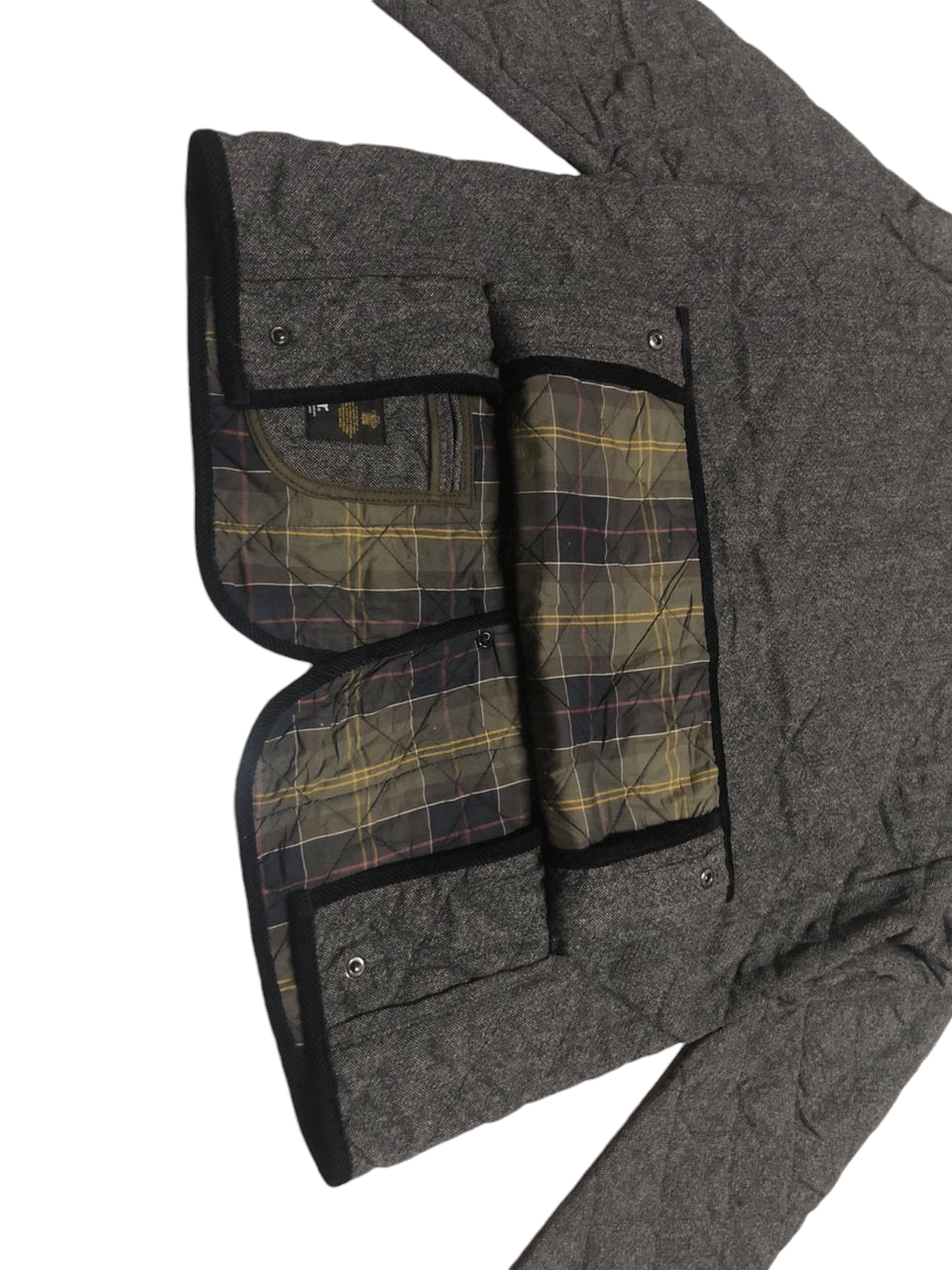 Barbour Vintage Barbour Wool Quilted Tartan Button Jacket Size US M / EU 48-50 / 2 - 9 Thumbnail