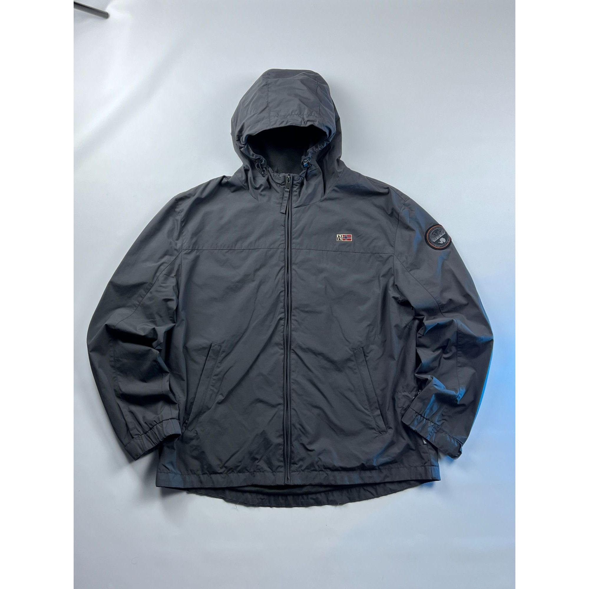 Napapijri Napapijri Hooded Windbreaker RainJacket Size US XL / EU 56 / 4 - 1 Thumbnail