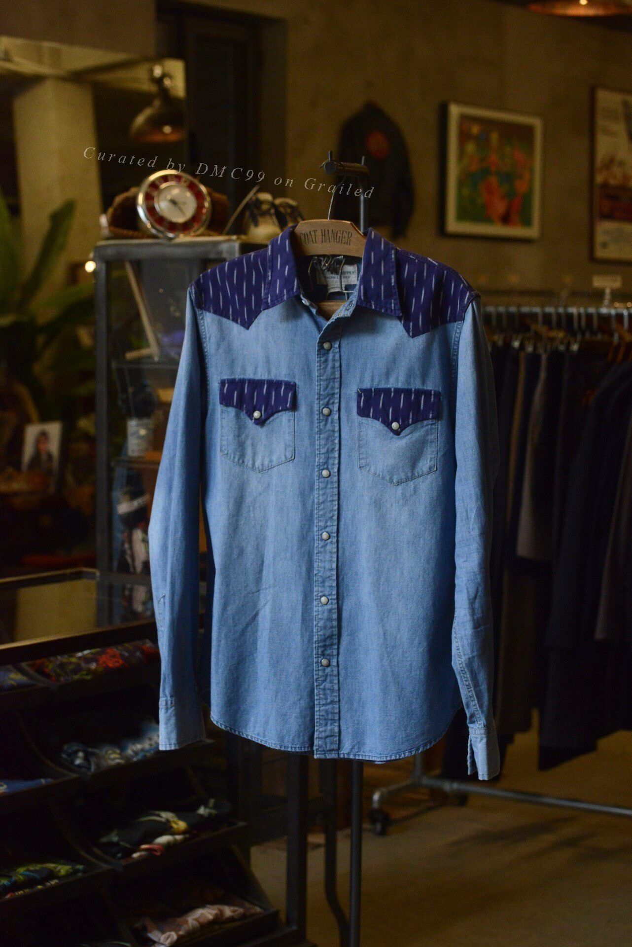 Vintage Vintage RL Denim Supply Patchwork Shirt Size US M / EU 48-50 / 2 - 1 Thumbnail