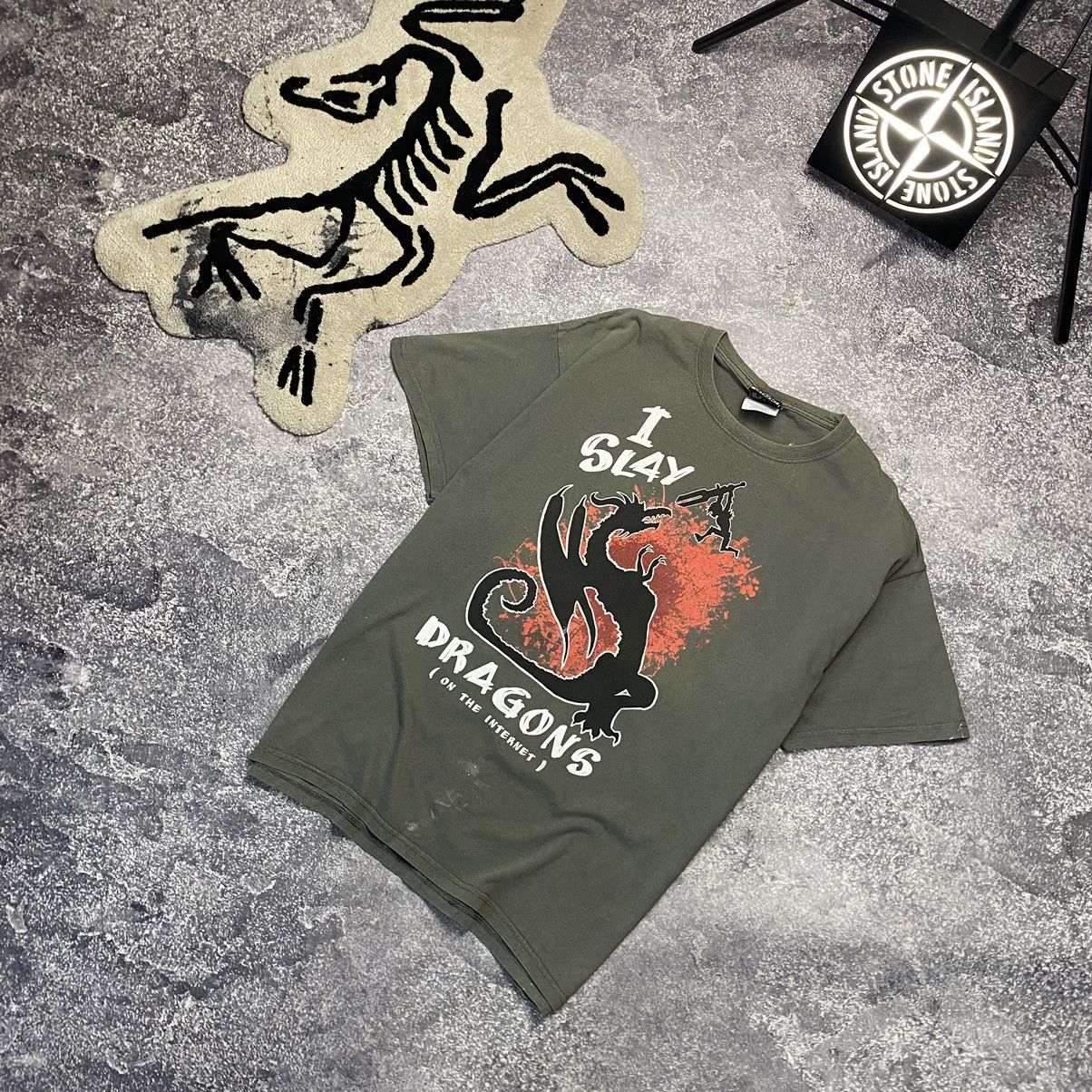 Vintage Vintage Jinx Parody I Slay Dragons 90’s tee Size US XL / EU 56 / 4 - 1 Thumbnail