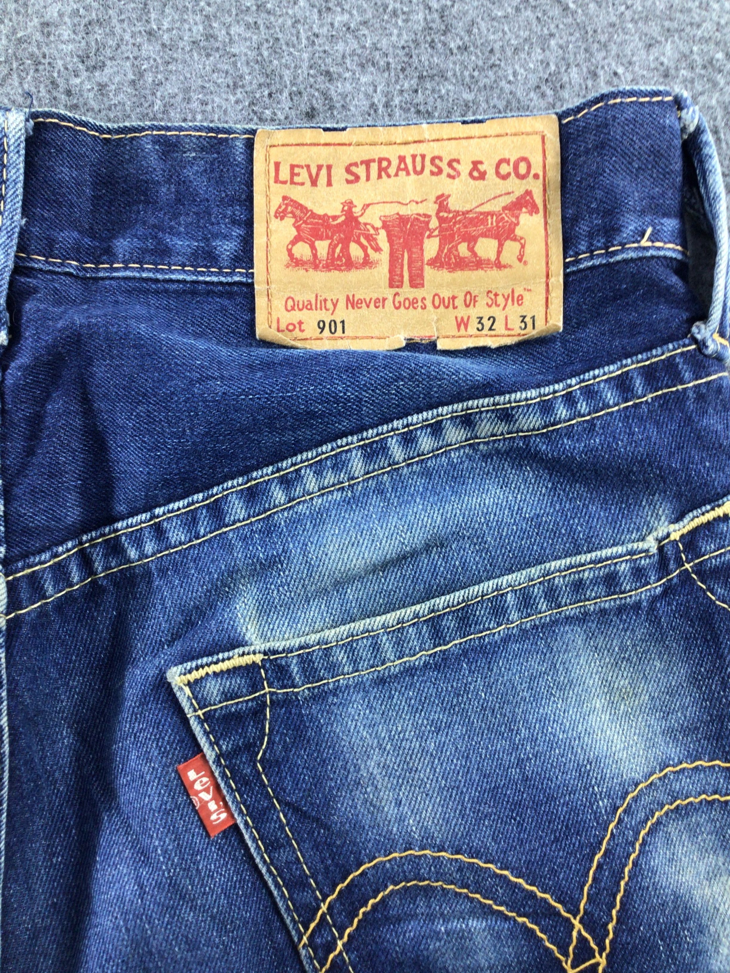 Levi's × Vintage Vintage Levis 901 Jeans-JM402 Size US 33 - 7 Thumbnail