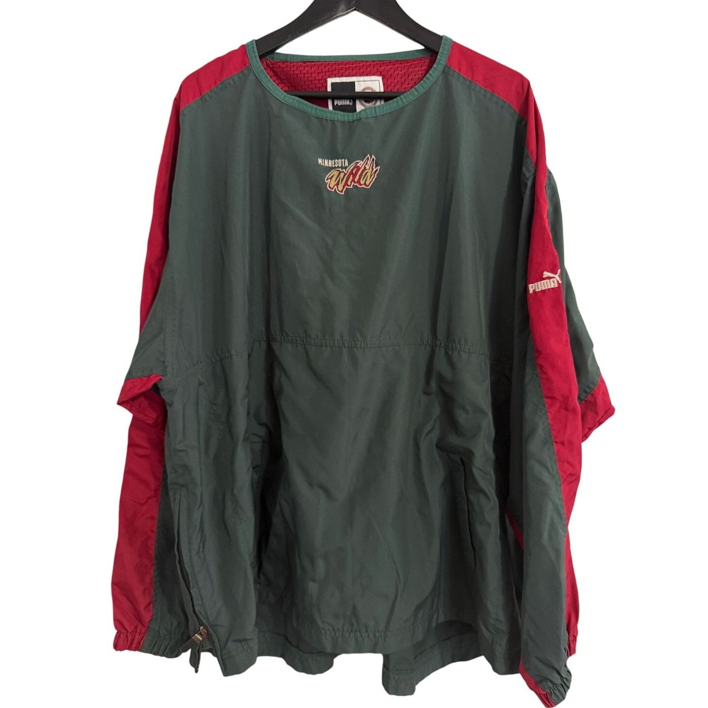 Puma Retro Minnesota Wild Hockey Windbreaker Size XL Size US XL / EU 56 / 4 - 1 Thumbnail