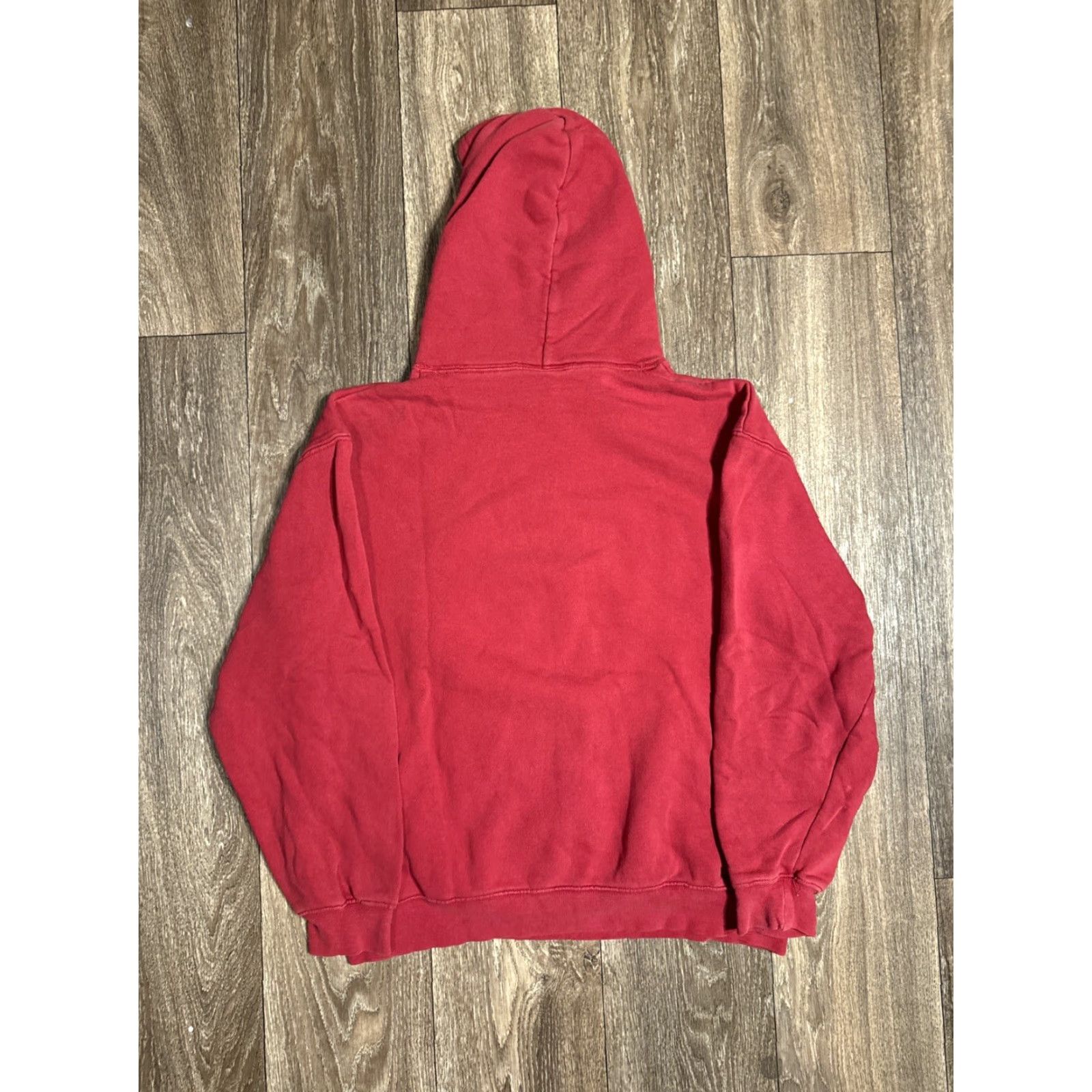 Disney VINTAGE Mickey Mouse Embroidered Red Hoodie Sweatshirt 90s Small Unisex Adults S Size US S / EU 44-46 / 1 - 6 Thumbnail