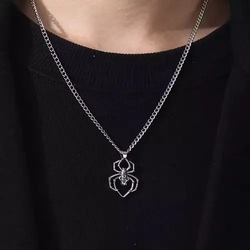 Jewelry × Vintage Coconal Punk Spider Pendant Chain Necklace Size ONE SIZE - 2 Thumbnail