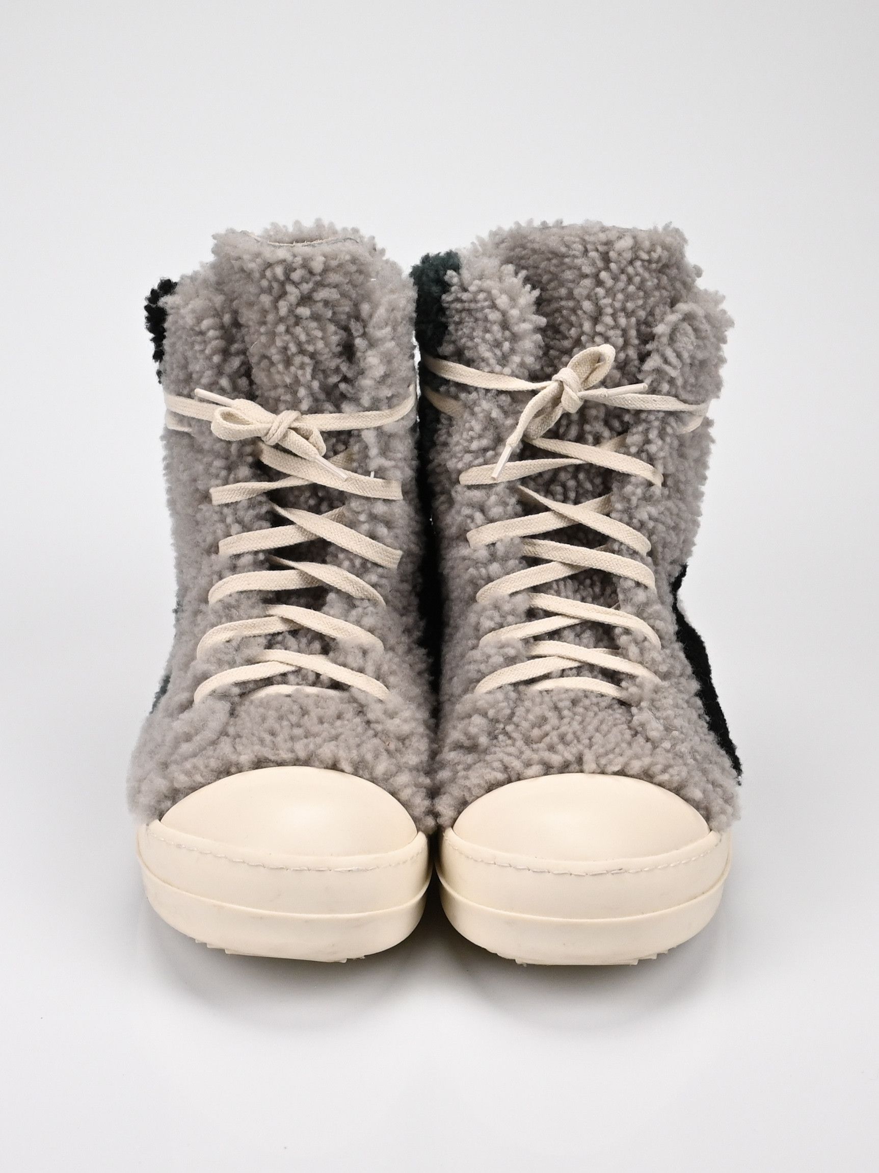 Rick Owens Shearling Zebra Ramones Size US 11 / EU 44 - 2 Thumbnail