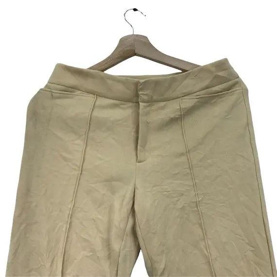 Vintage Vtg ELLE PARIS PLANETE Beige Minimalist Design Casual Pant Size 28" / US 6 / IT 42 - 5 Thumbnail