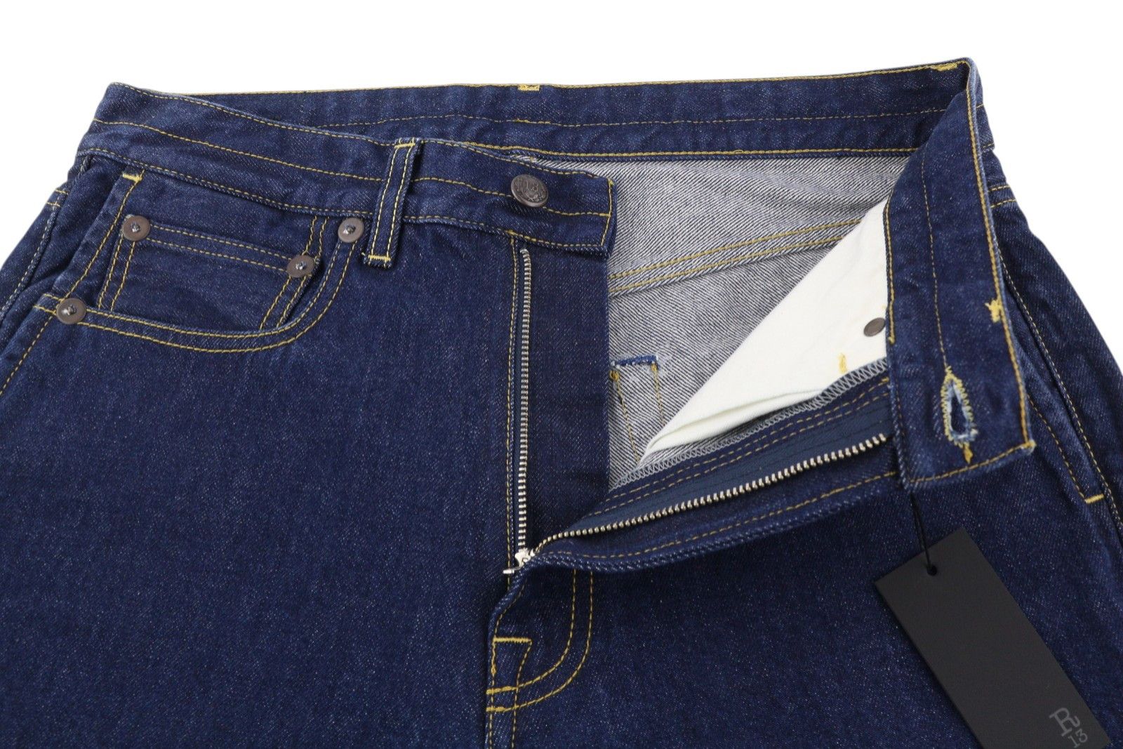 R13 DOUBLE POCKET BOYFRIEND 27 Riley Indigo Ankle 85794 Size 27" / US 4 / IT 40 - 4 Thumbnail