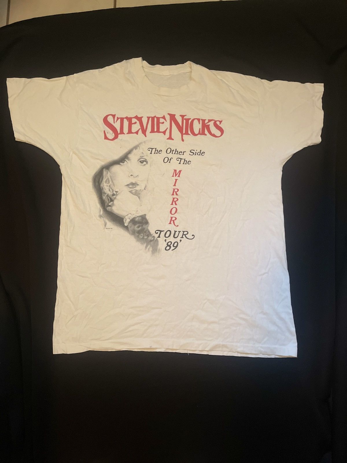 Vintage Vtg The Other Side of the Mirror Tour 89 STEVIE NICKS Size US XL / EU 56 / 4 - 1 Thumbnail