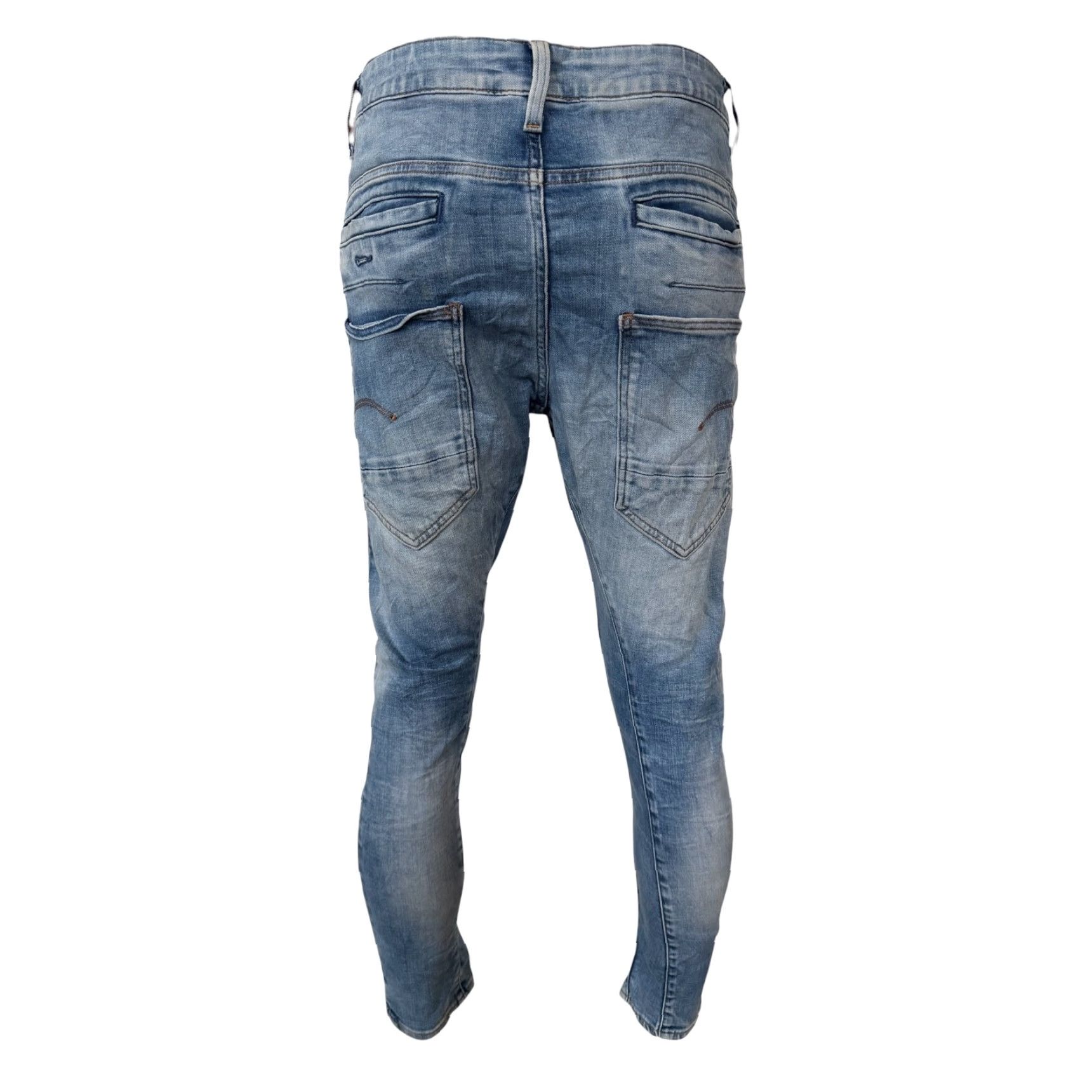 G-Star G-Star RAW D-Staq 3D Slim Jeans Blue Denim W32 L27 Zip Fly Mens Jeans 5-Pocket Design Slim Fit 3D 1990s Style Size US 32 / EU 48 - 3 Thumbnail