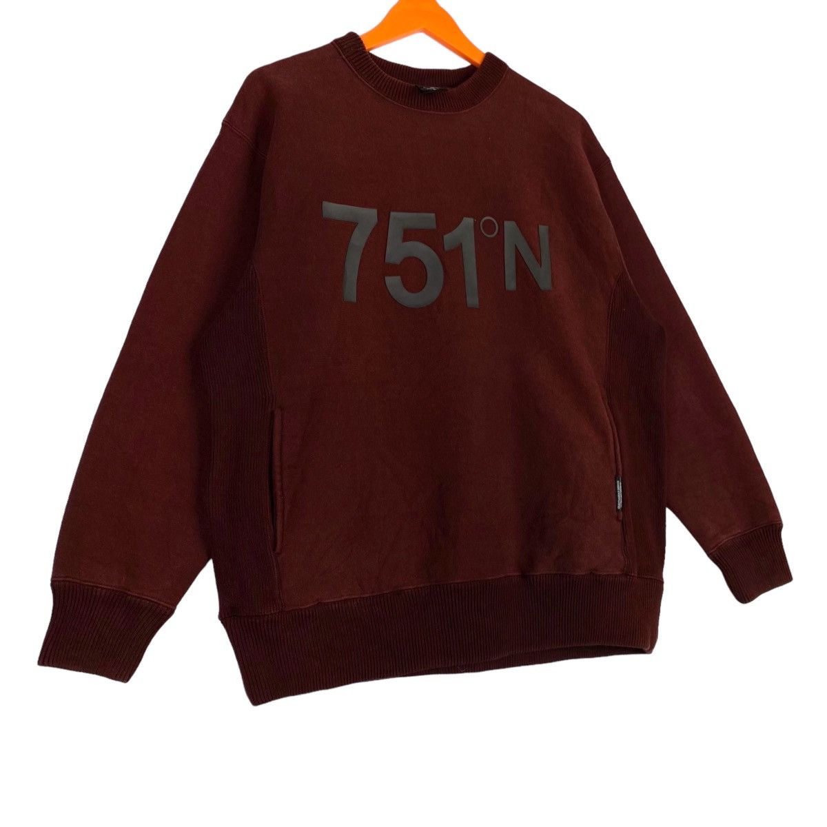 Japanese Brand × Vintage Vintage Craftworks Design Gimak Crewneck Sweatshirt Dark Red Size US XL / EU 56 / 4 - 3 Thumbnail