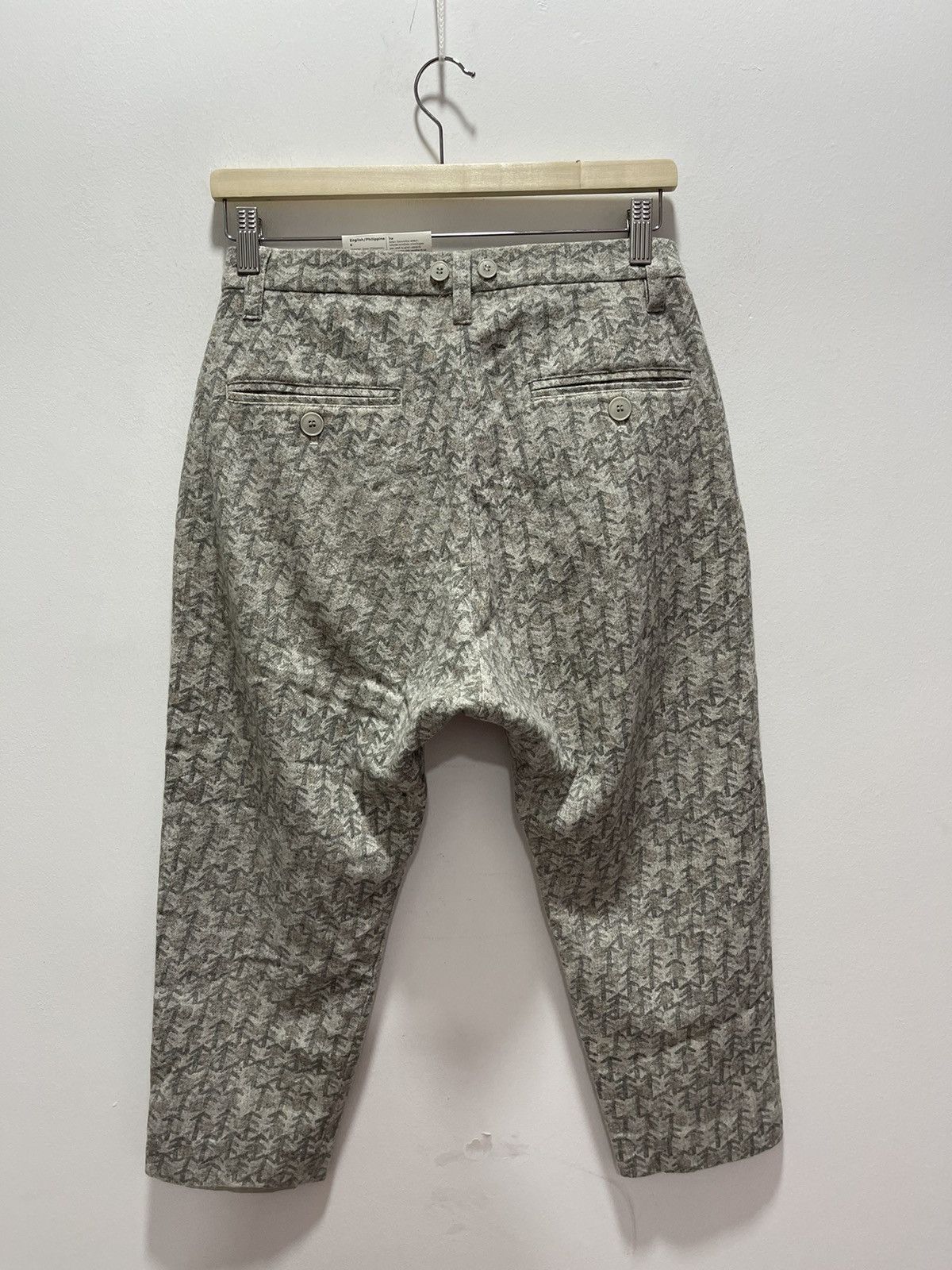 Designer × Issey Miyake × Ne-Net DESIGNER NE-NET CROPPED WOOL PANT Size 28" / US 6 / IT 42 - 8 Thumbnail