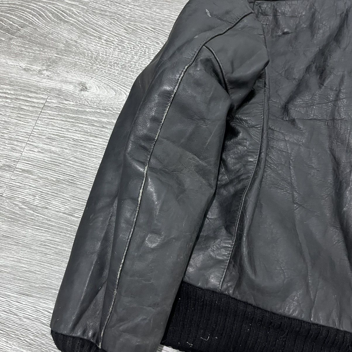 Leather VTG OAKTON LIMITED Bomber Fight Leather Jacket Size US XL / EU 56 / 4 - 8 Thumbnail