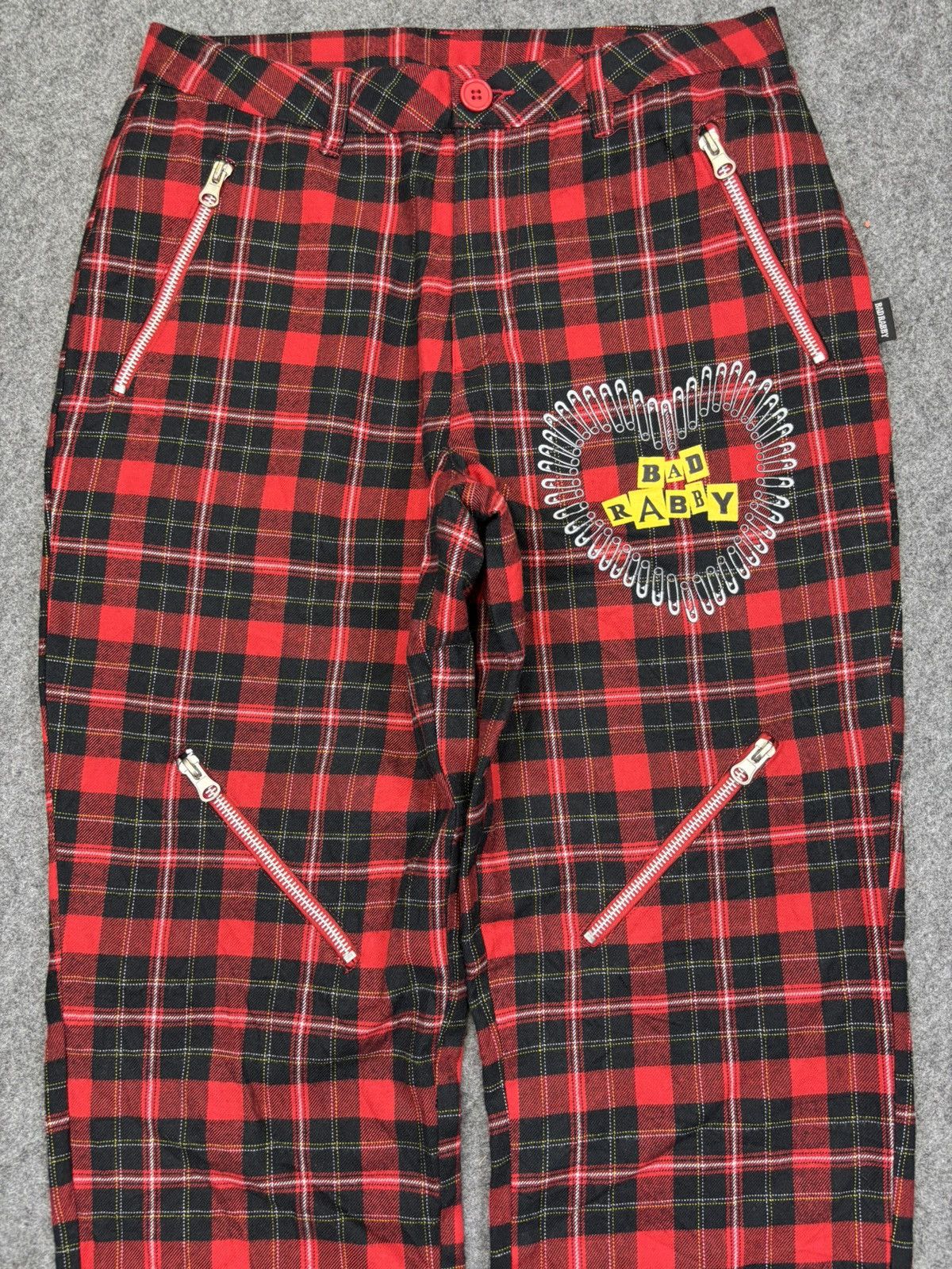 Japanese Brand BAD RABBY Japan Street Seditionaries Multizipper Pant F712 Size US 28 / EU 44 - 3 Thumbnail
