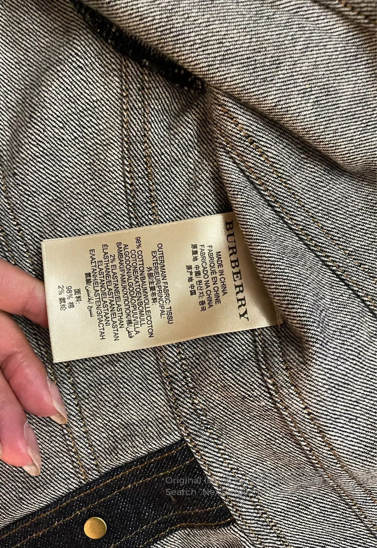 Burberry Burberry Women's Denim Jacket. Size XS / US 0-2 / IT 36-38 - 5 Thumbnail