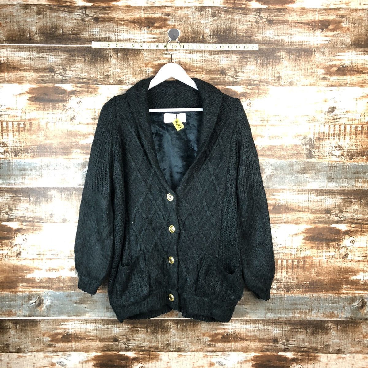 Vintage Page Boy Green Cardigan Knitwear #A2057 Size XL / US 12-14 / IT 48-50 - 1 Thumbnail