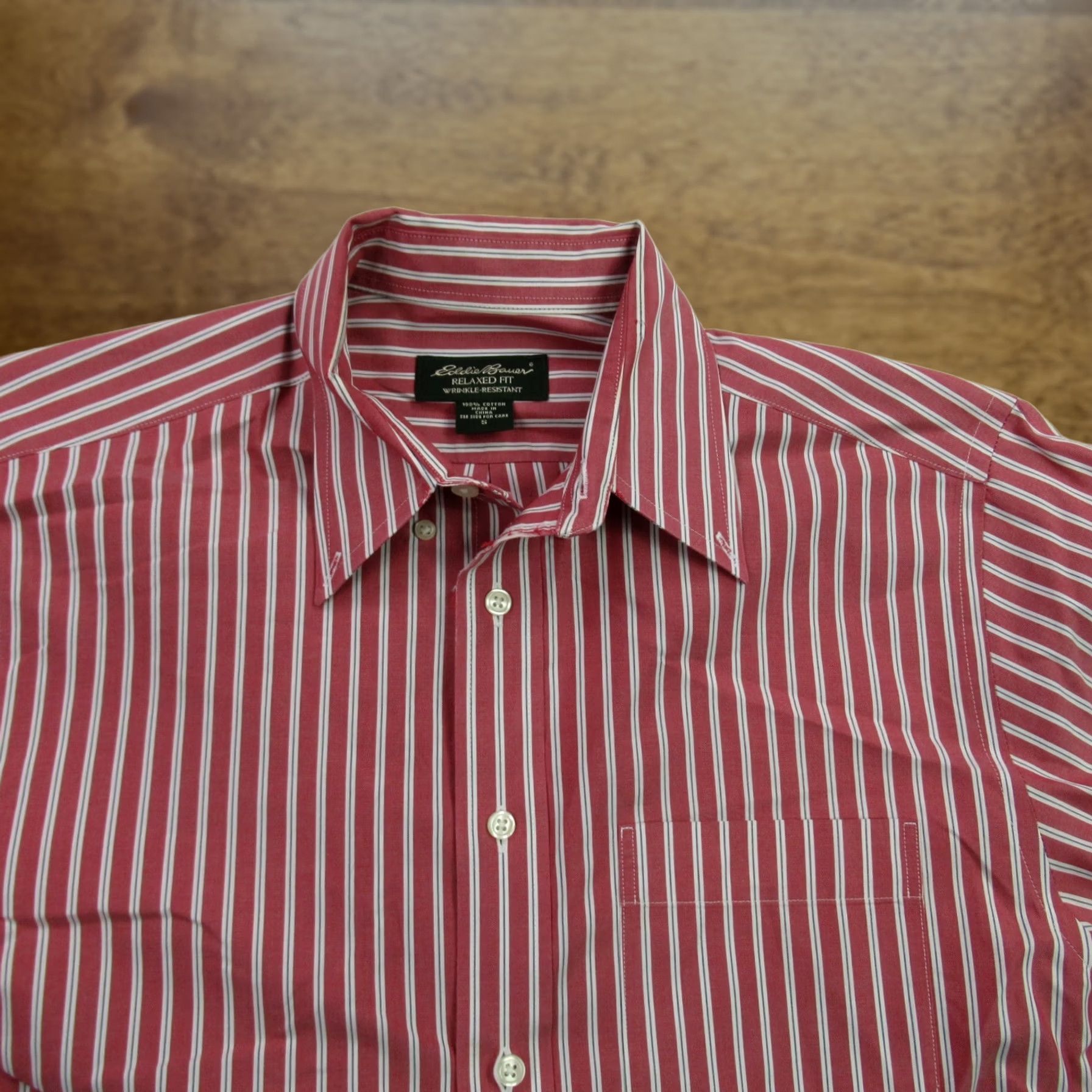 Eddie Bauer Eddie Bauer Shirt Adult Small Long Sleeve Stripes Button Front Pockets Mens Size US S / EU 44-46 / 1 - 1 Thumbnail