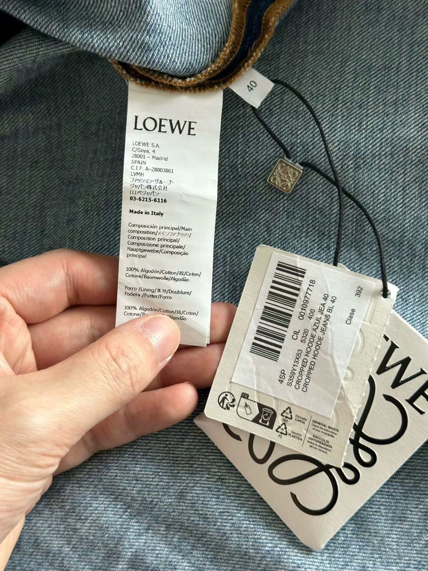 Loewe loewe denim jackets Size S / US 4 / IT 40 - 4 Thumbnail