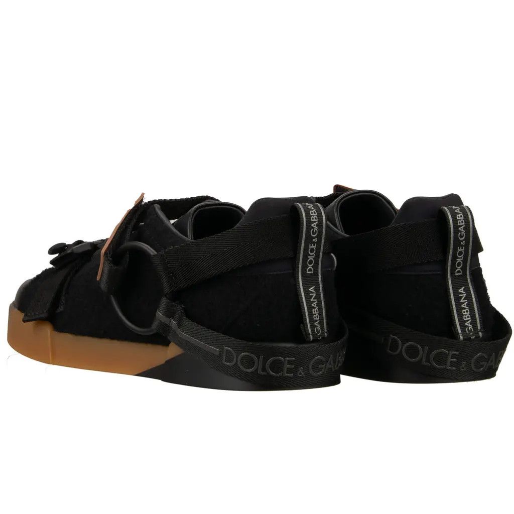 Dolce & Gabbana o1y0125 Logo Low-Top Sneakers in Black Size US 11 / EU 44 - 6 Thumbnail