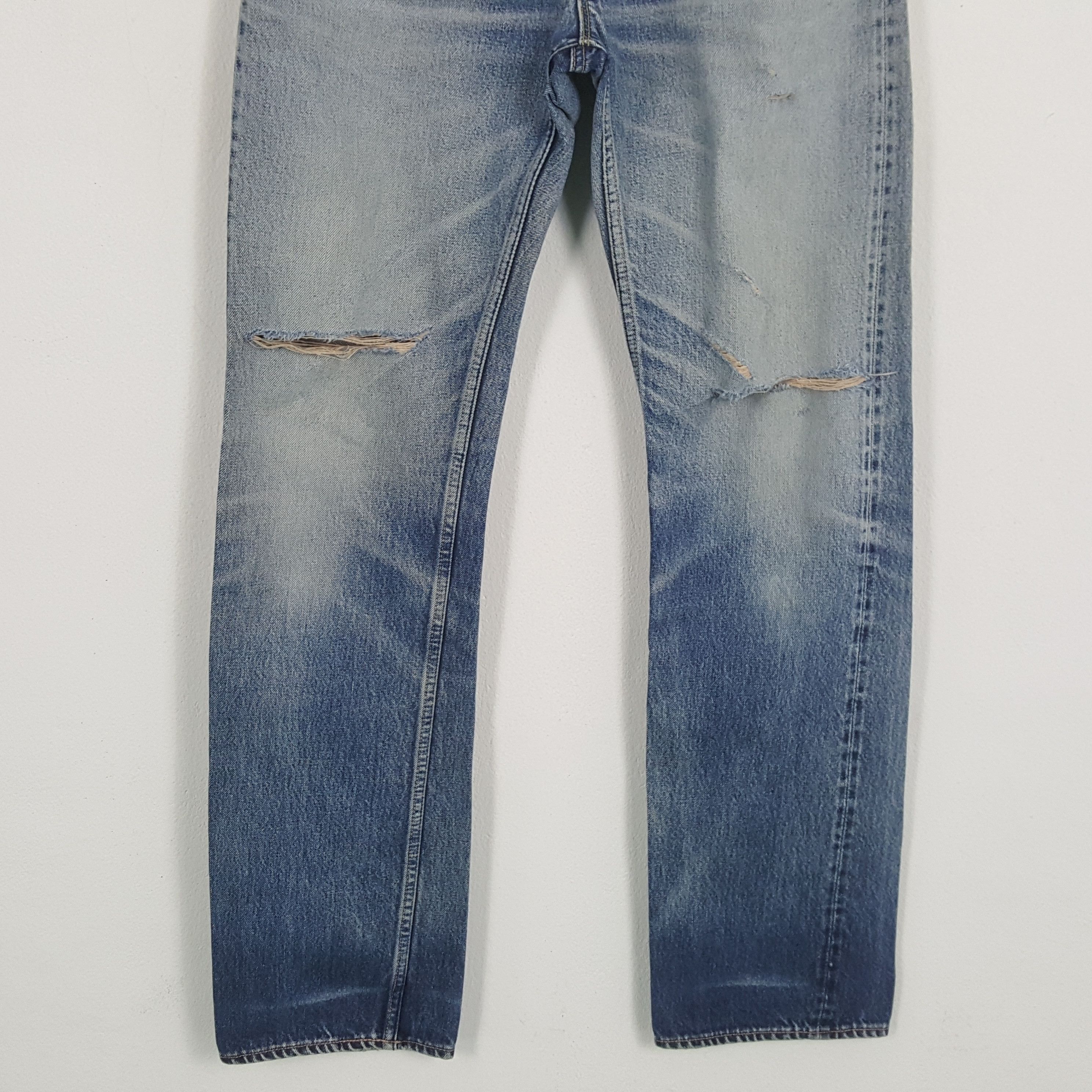 Japanese Brand × Vintage HRAMCHM Japanese Brand Style Distressed Jeans Size US 32 / EU 48 - 3 Thumbnail