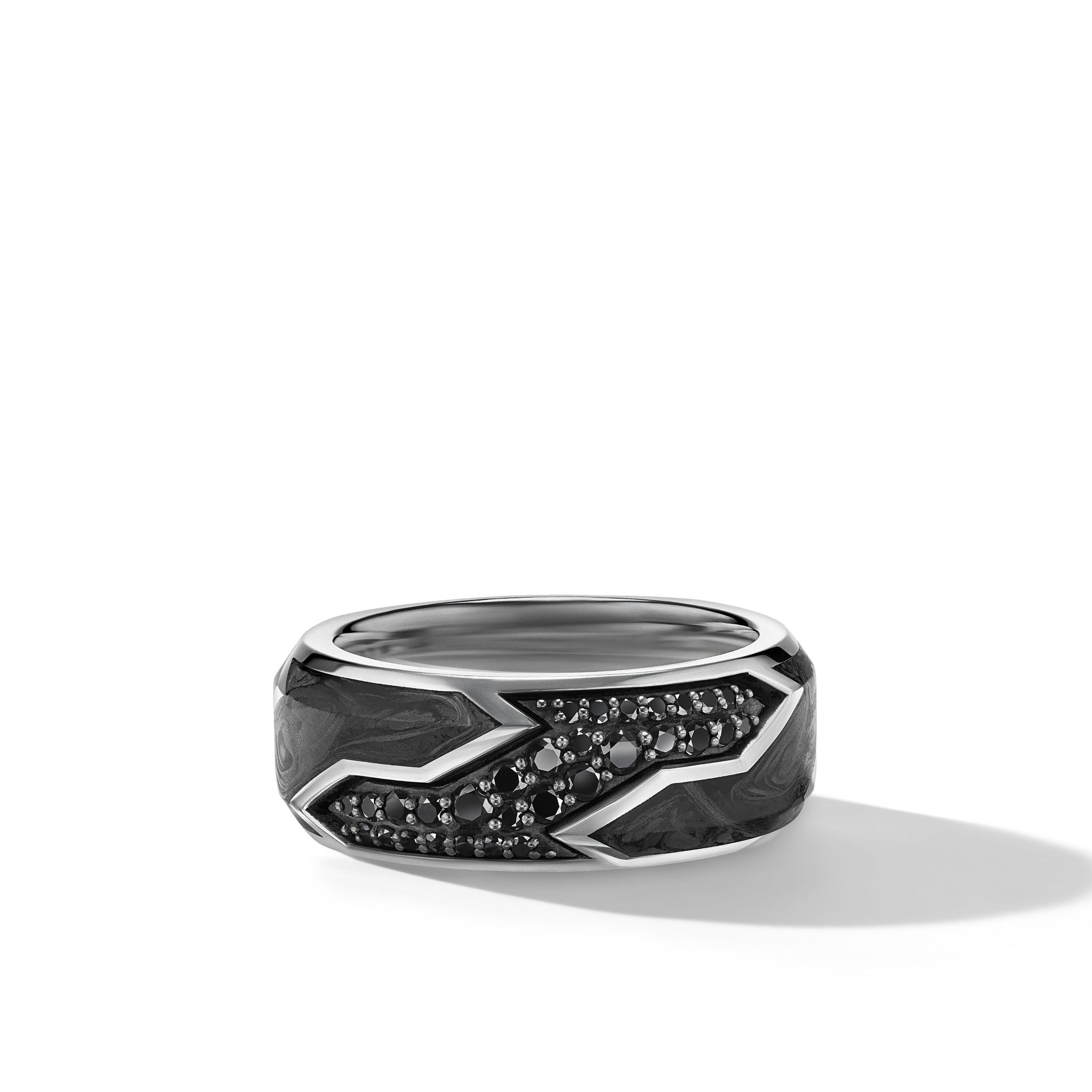 David Yurman o1w1db10526 R15770M/Size 9/ Beveled Band Ring in Silver Size ONE SIZE - 1 Thumbnail