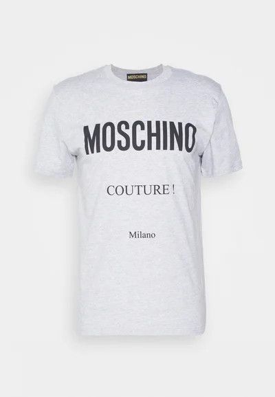 Moschino o1y0225 Logo T-Shirt in Grey Size US S / EU 44-46 / 1 - 1 Thumbnail