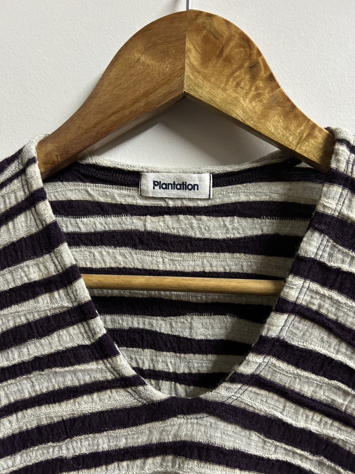 Issey Miyake Plantation Wool Texture Striped Size M / US 6-8 / IT 42-44 - 10 Thumbnail