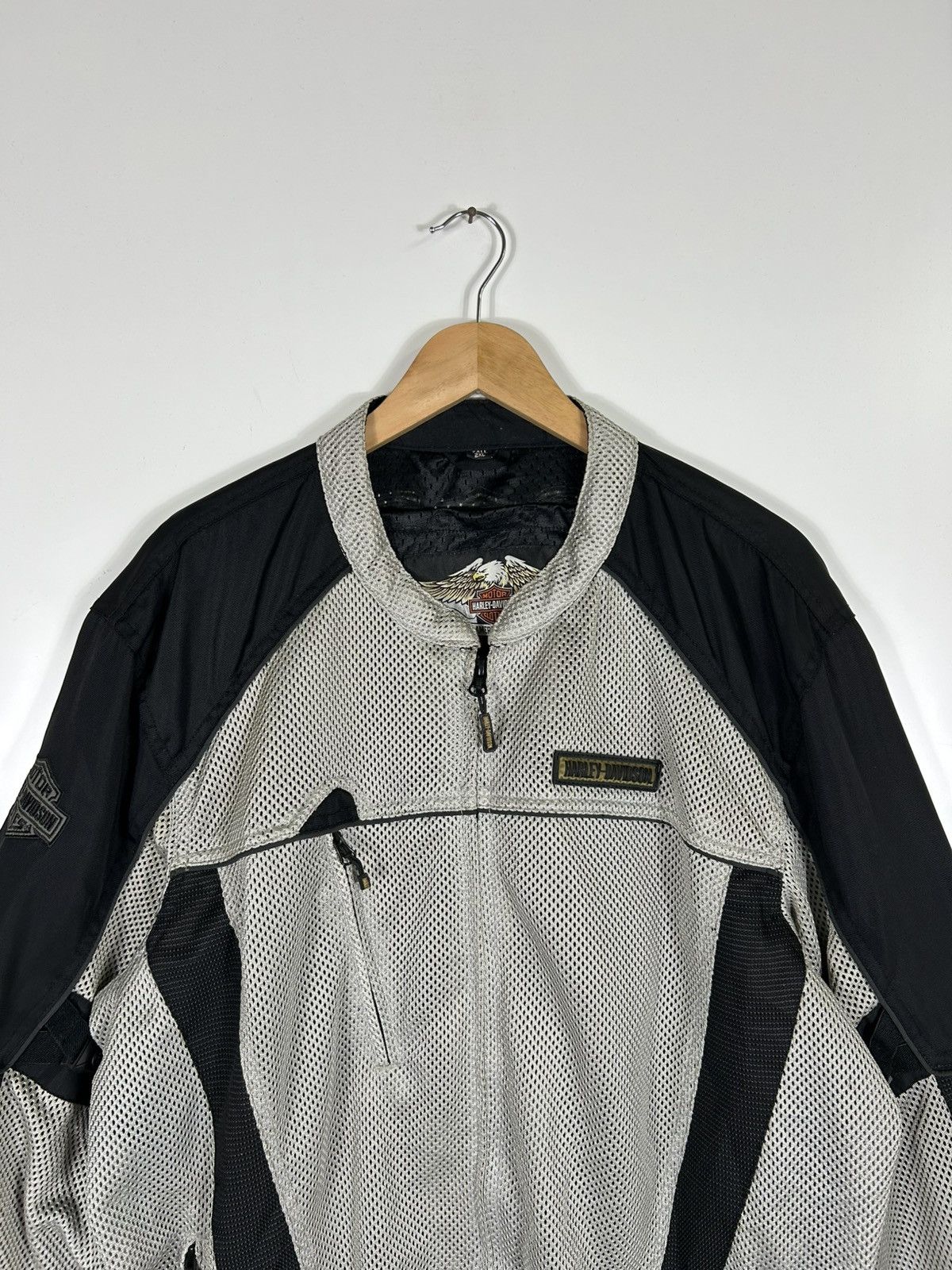 Harley Davidson ⚡️Vintage Harley Davidson Reflective Rider Zipper Jacket Size US XXL / EU 58 / 5 - 5 Thumbnail