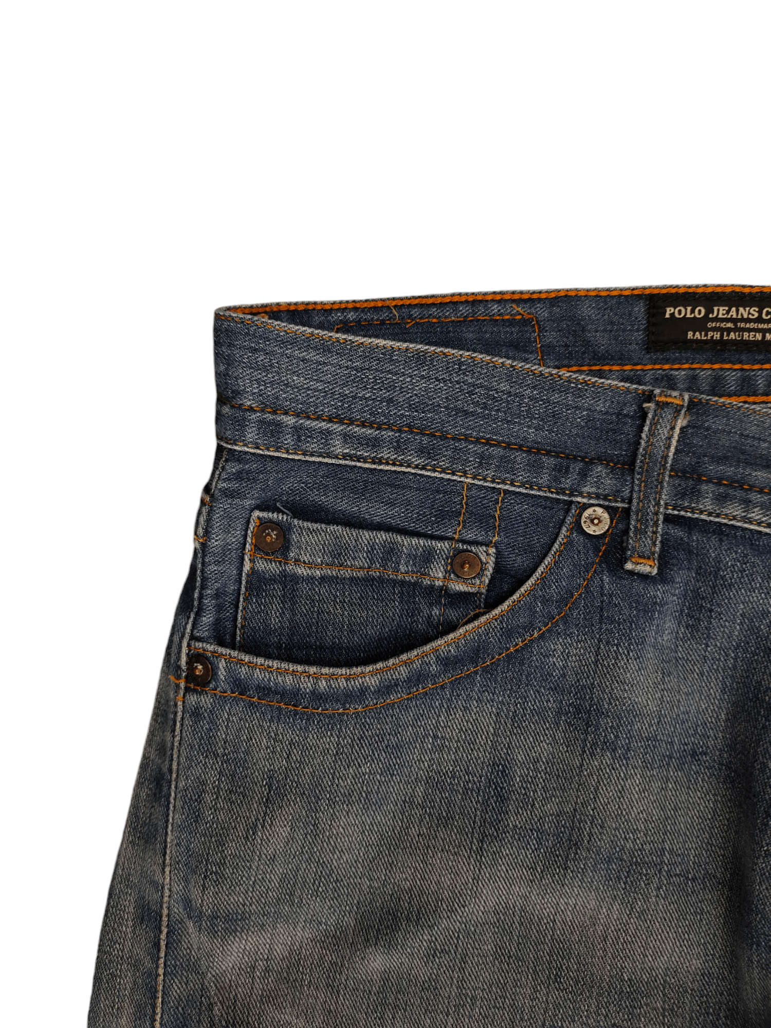 Polo Ralph Lauren Vintage Y2k Polo Ralph Lauren RL67 Five Pocket Denim Jeans Size US 33 - 3 Thumbnail