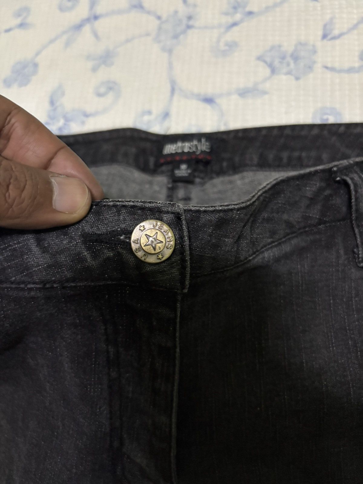 Other Metro Style Streetwear Flared Denim Jeans Size US 30 / EU 46 - 16 Thumbnail