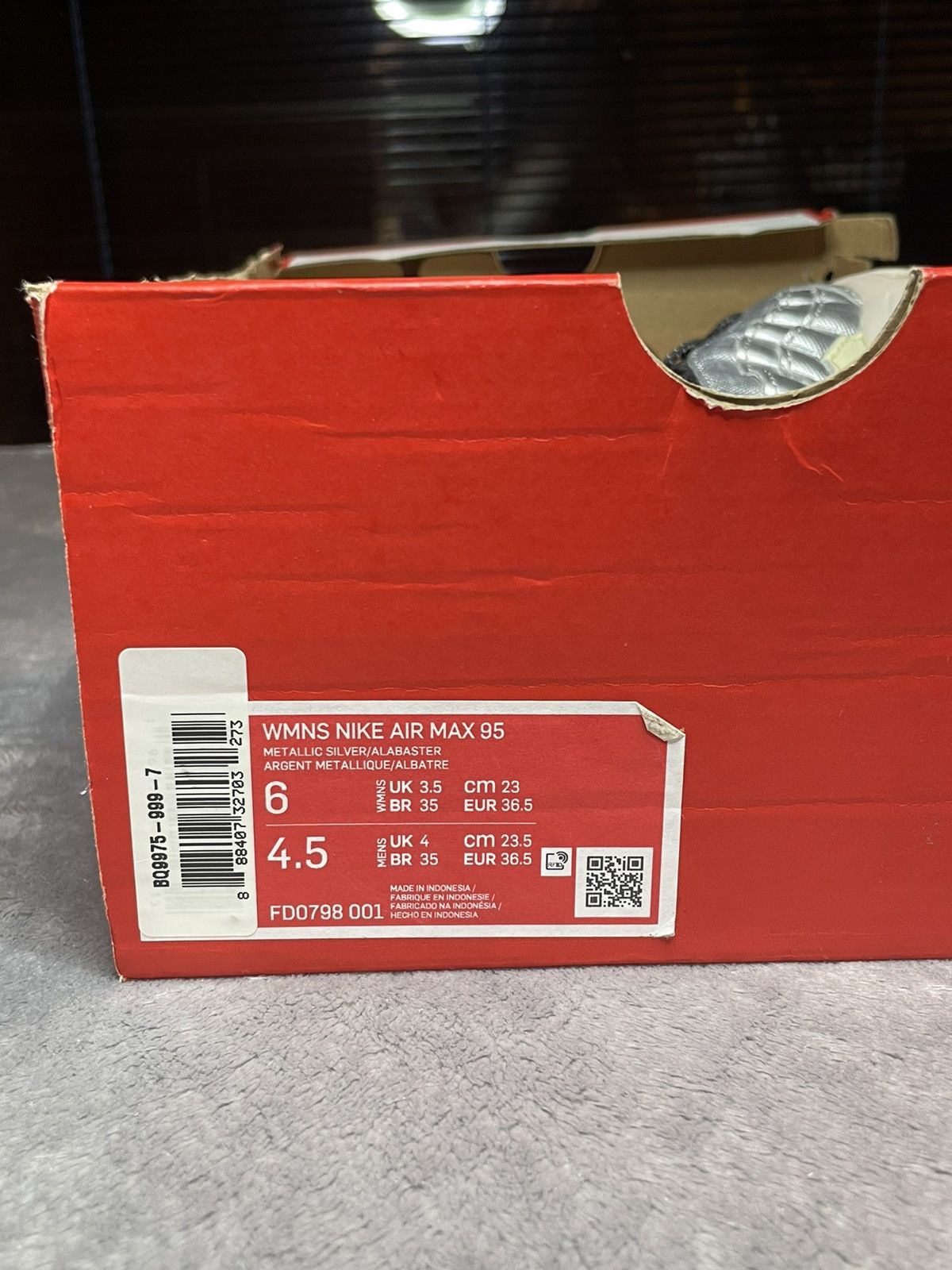 Nike Sneakers Nike Air Max 95 Size US 6 / IT 36 - 10 Thumbnail