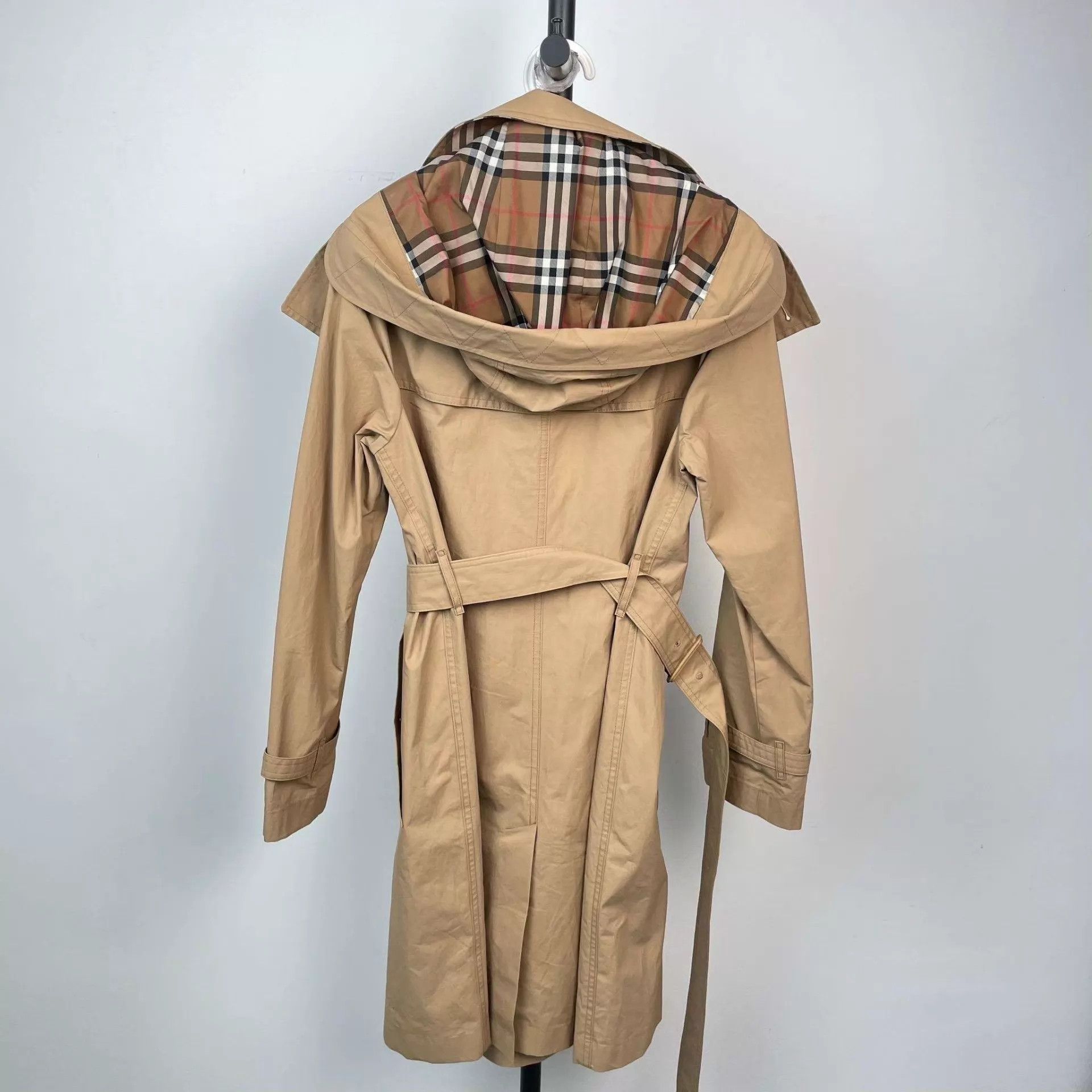 Burberry Burberry 95 New Khaki Long Trench Coat 175 Size XS / US 0-2 / IT 36-38 - 2 Thumbnail