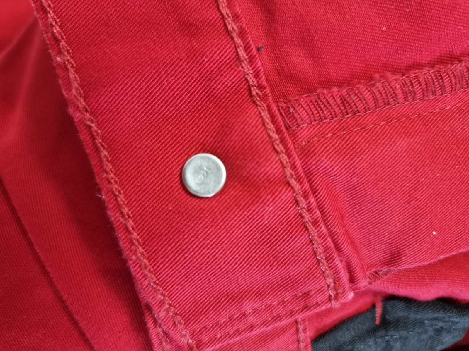 Levi's Levi's 569 red straight jeans 31x34 L mens womens Size US 32 / EU 48 - 14 Thumbnail