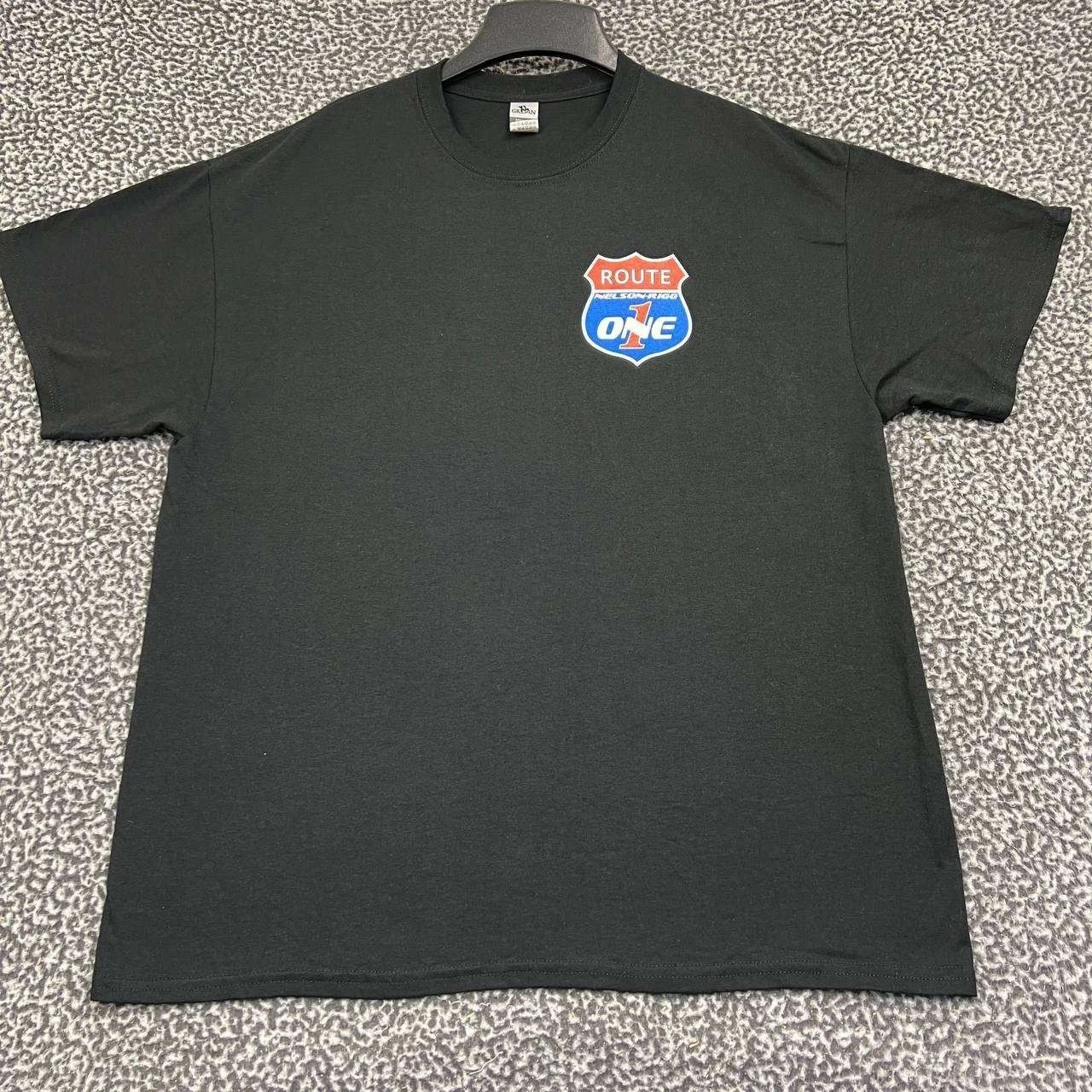 Gildan Route 1 Motorcycle Shirt Men Short Sleeve Crew Neck XL Size US XL / EU 56 / 4 - 2 Thumbnail