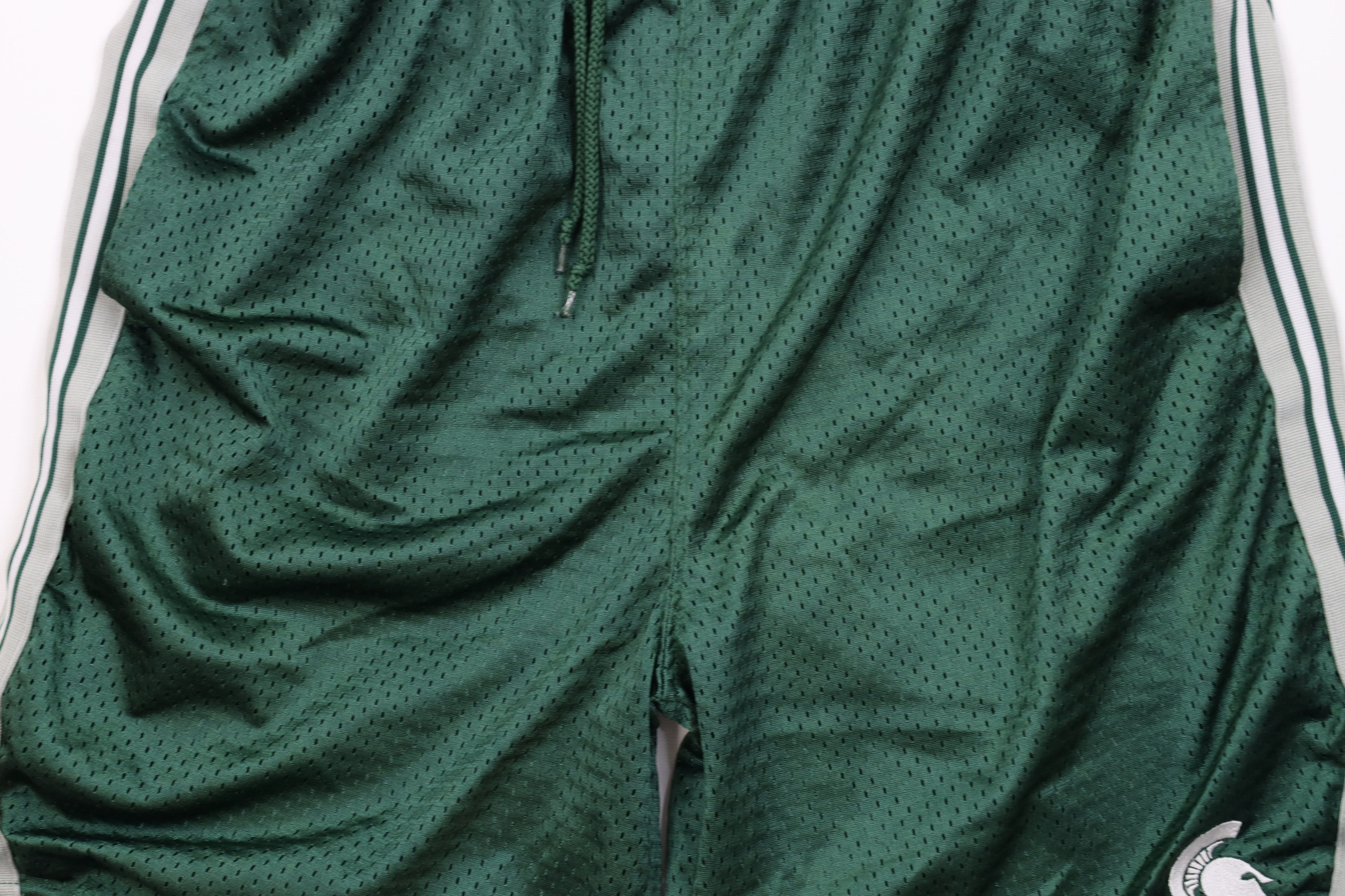 Vintage Vintage Michigan State University Mesh Basketball Shorts Size US 34 / EU 50 - 3 Thumbnail